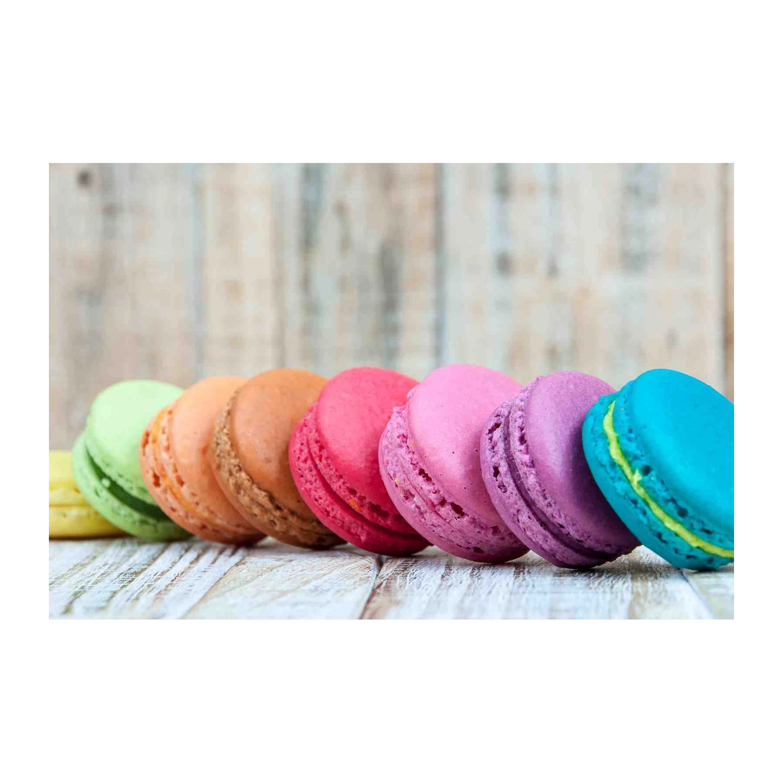 Vibrant Macaron Rainbow Wall Art