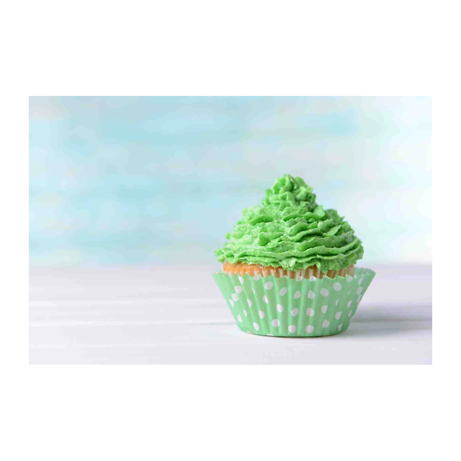 Sweet Green Delight Cupcake Wall Art