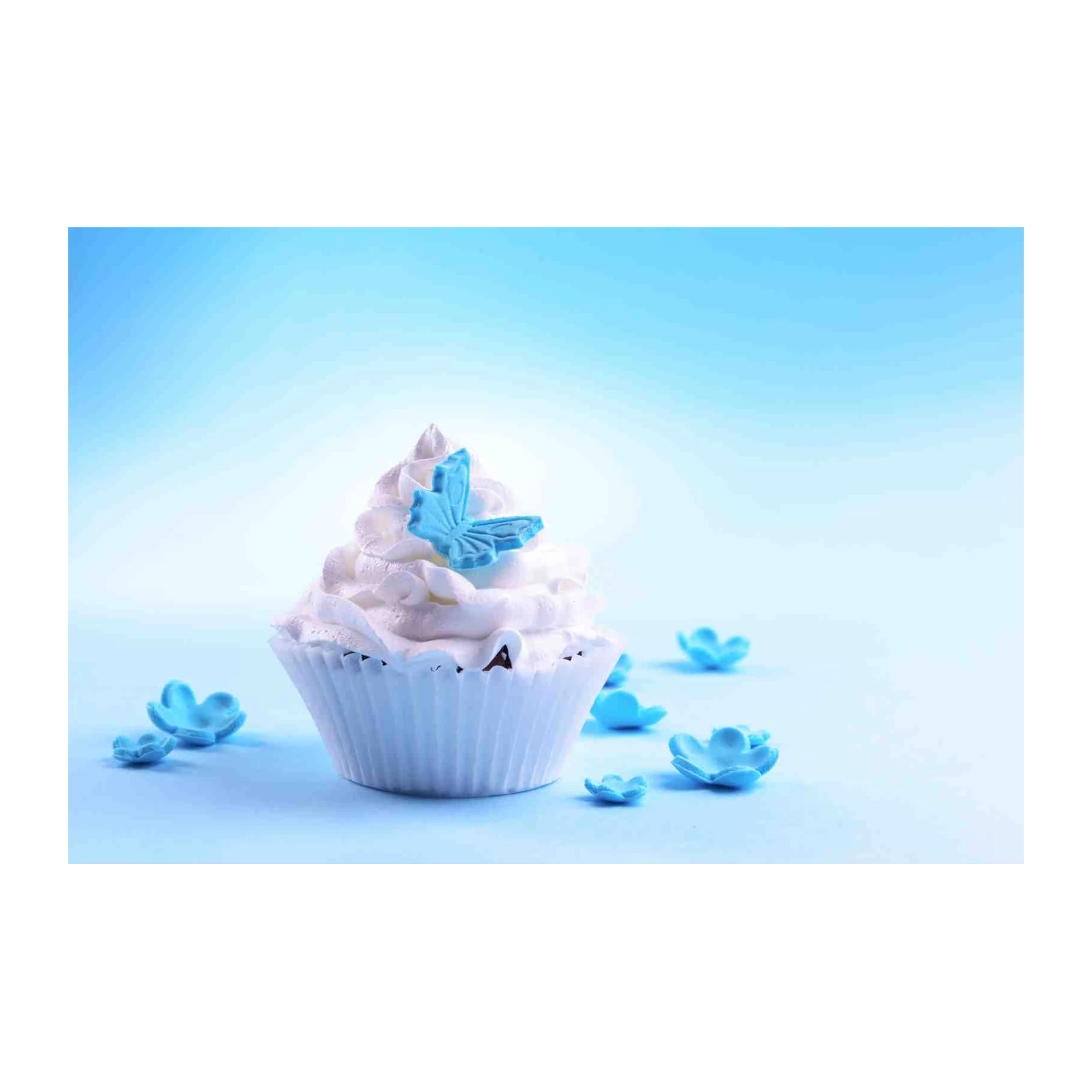 Sweet Butterfly Cupcake Art Wall Art