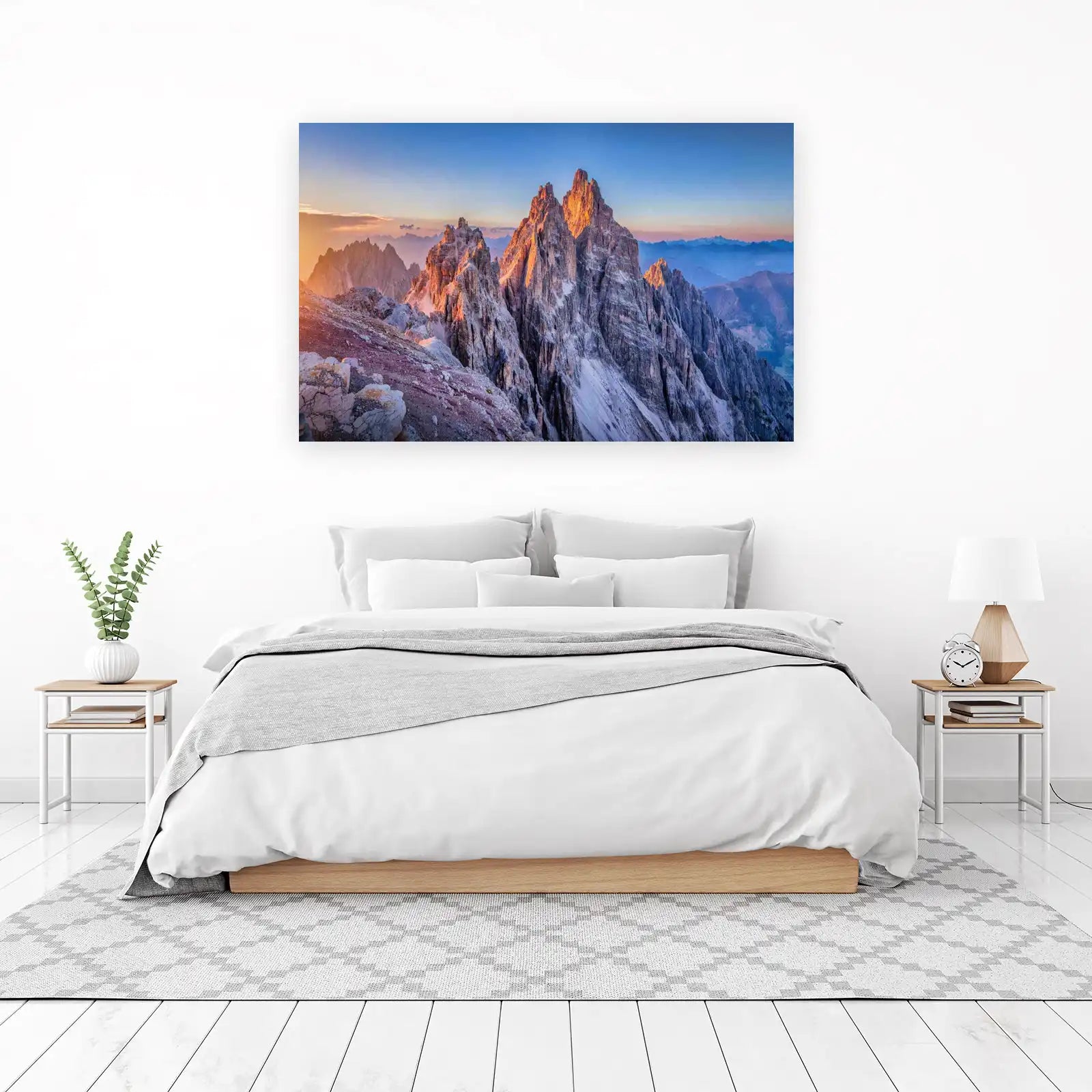 Majestic Mountain Sunrise Wall Art