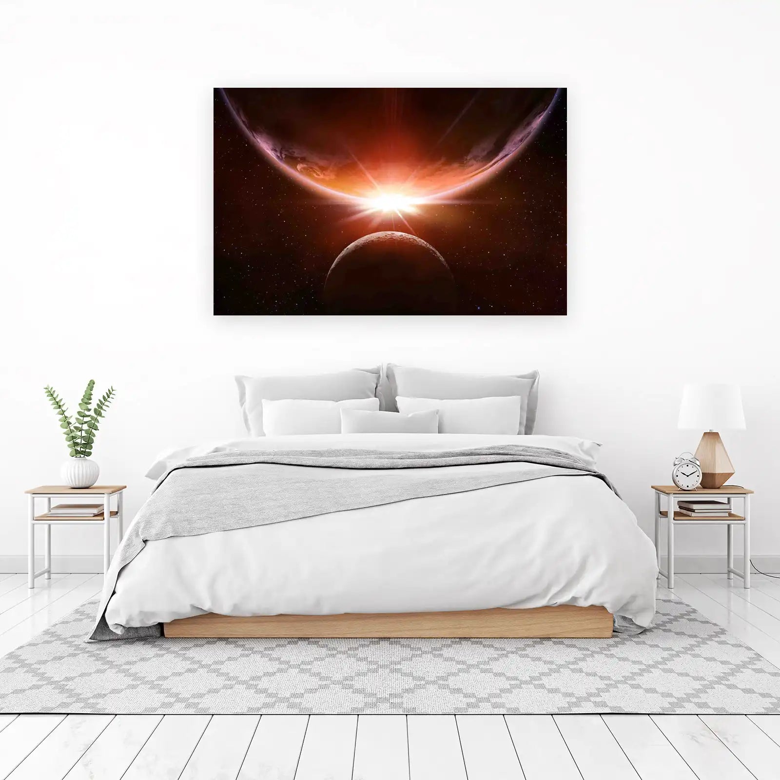 Cosmic Eclipse Celestial Wall Art