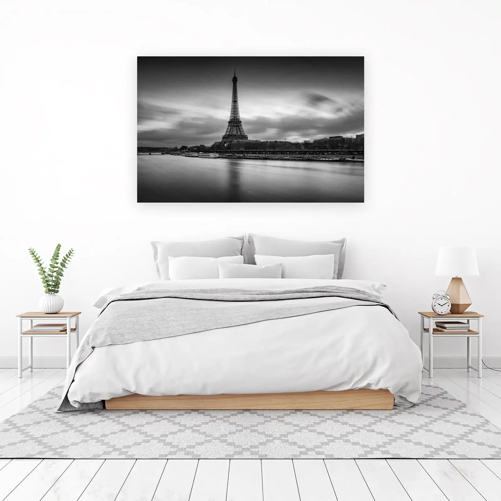 Parisian Elegance Eiffel Tower Long Exposure Wall Art