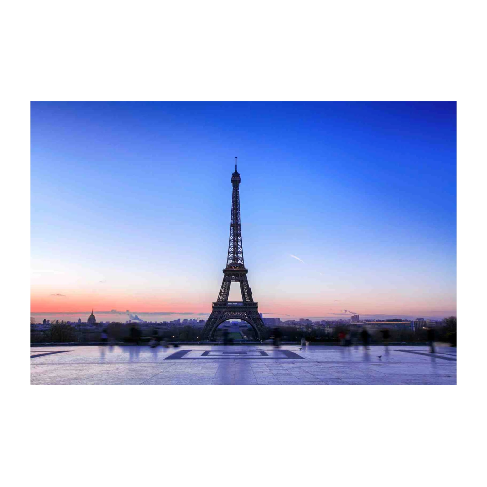 Eiffel Tower Paris Twilight Wall Art