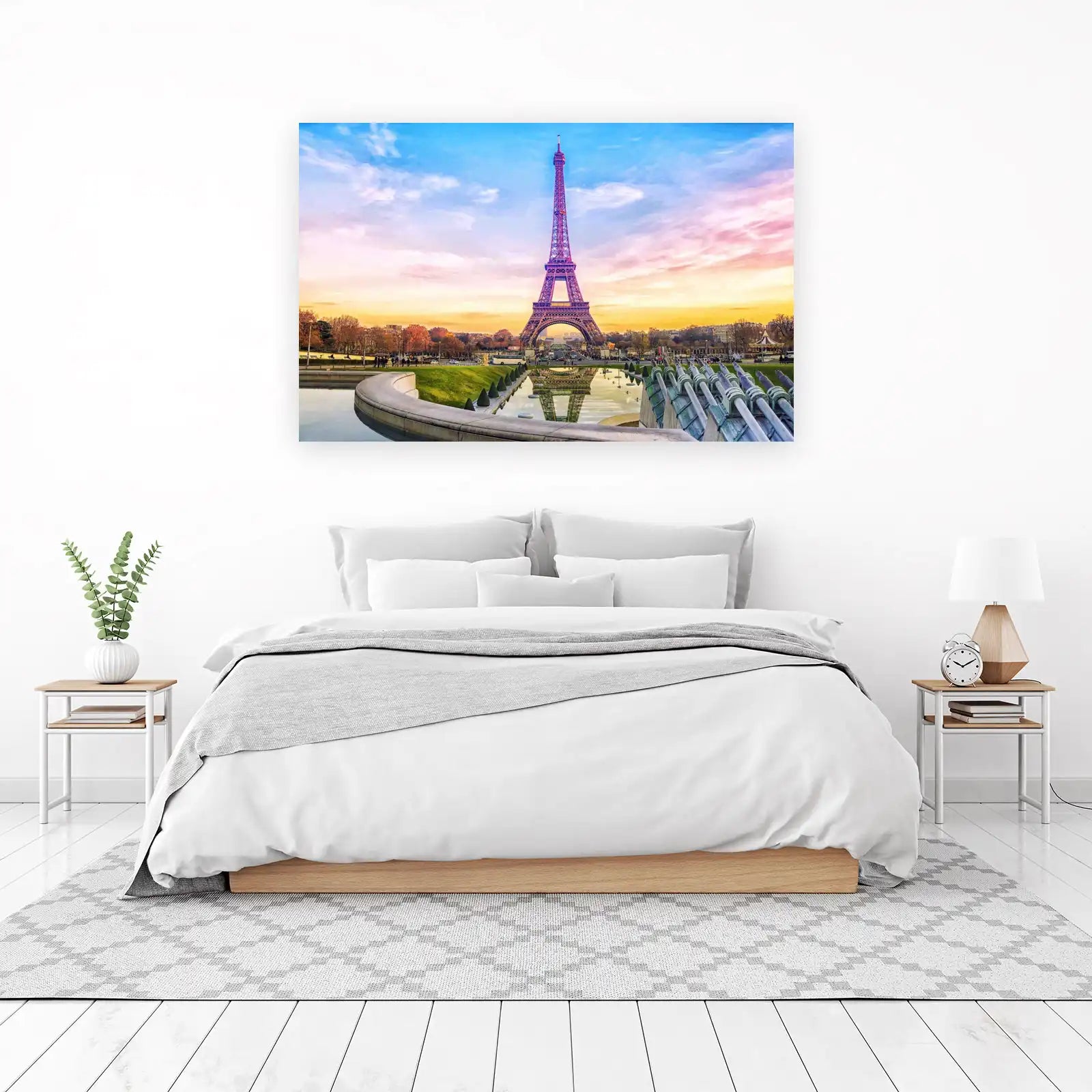 Eiffel Tower Sunset Paris Dream Wall Art