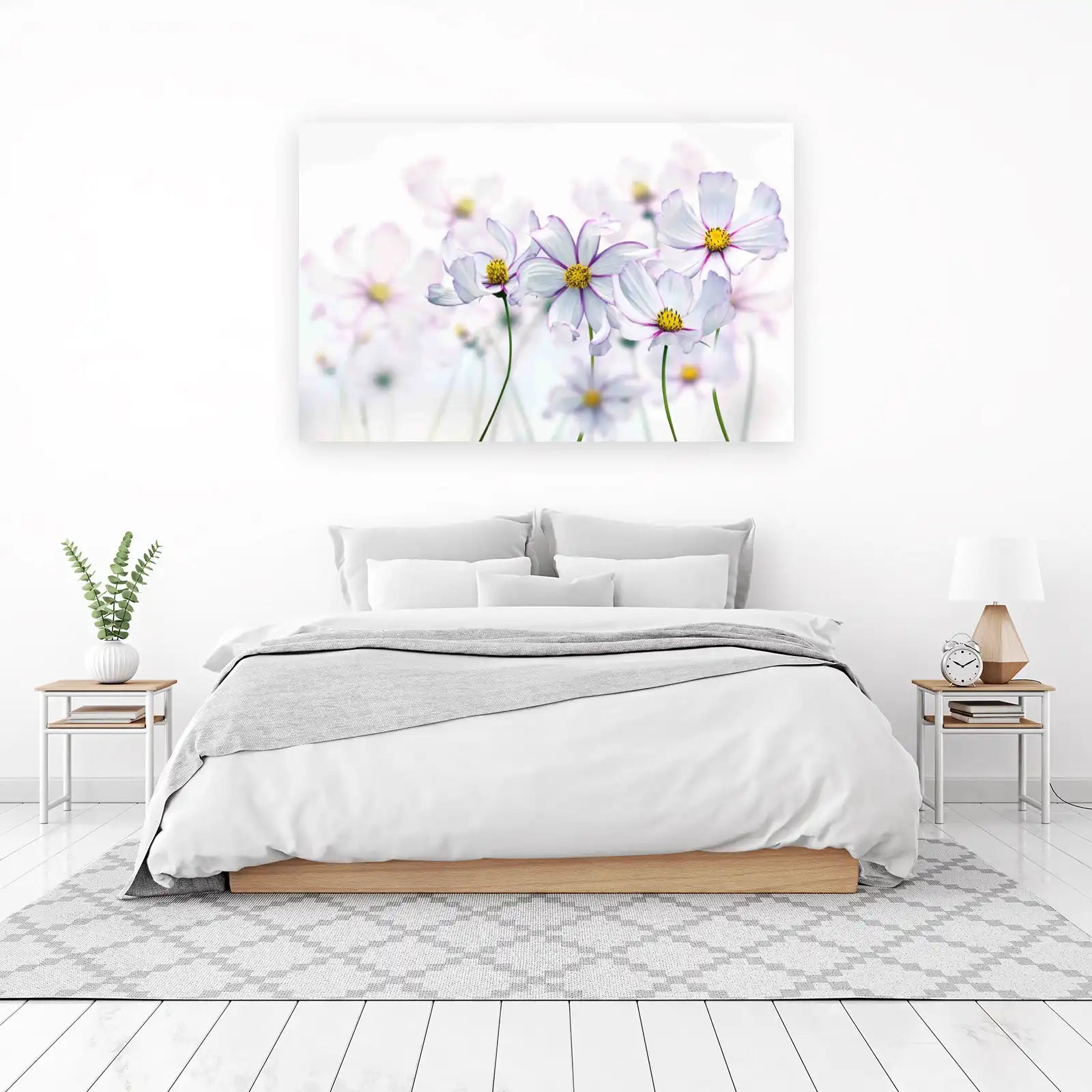 Delicate Cosmos Floral Dream Wall Art