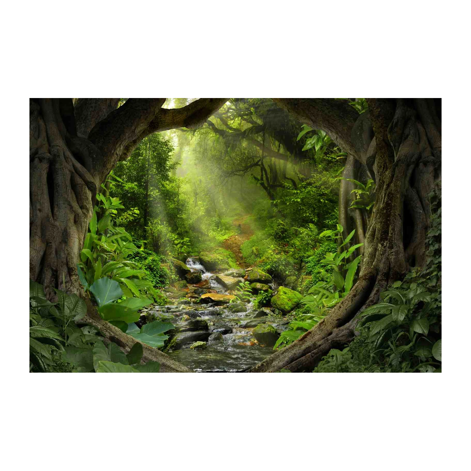 Enchanted Forest Stream Wall Art