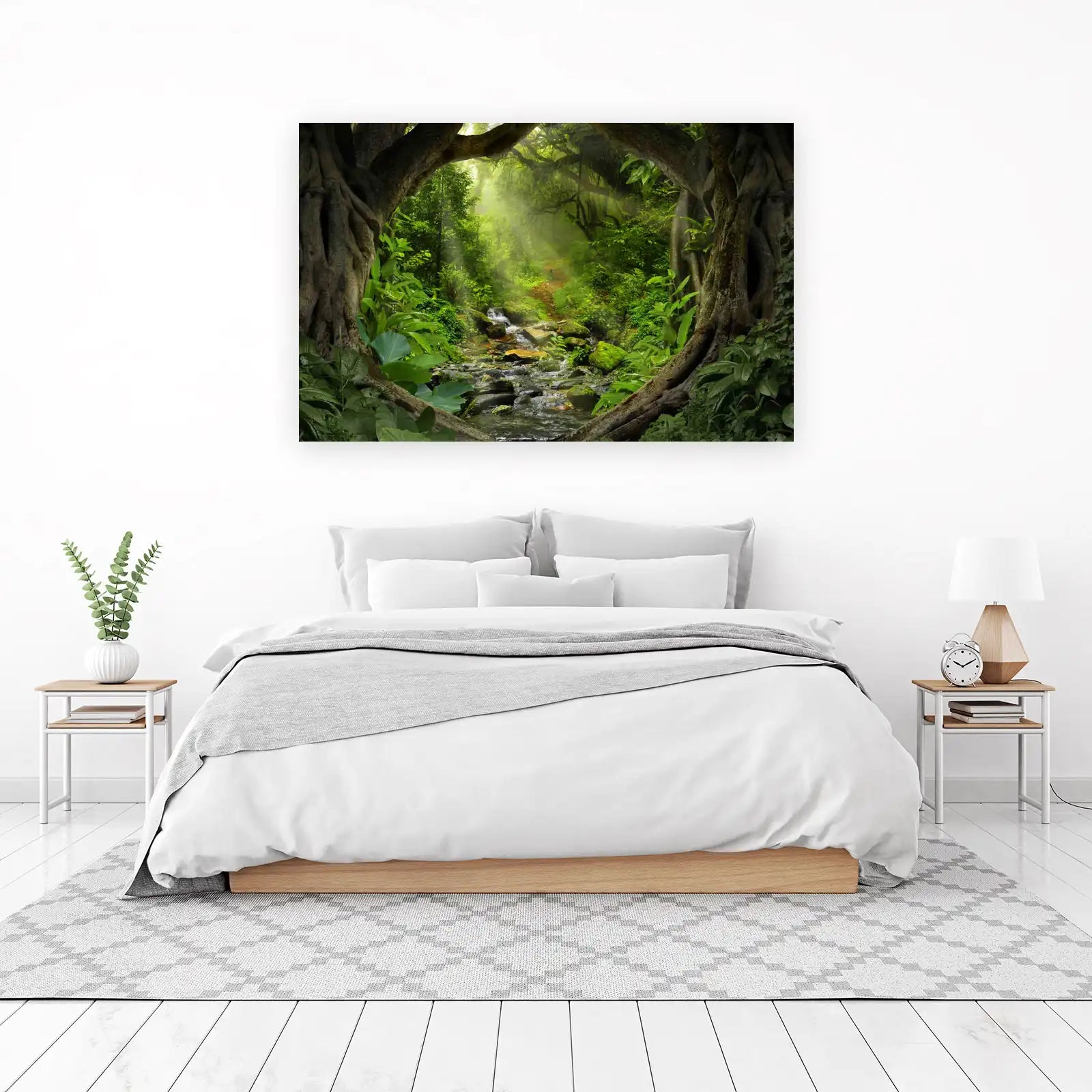 Enchanted Forest Stream Wall Art