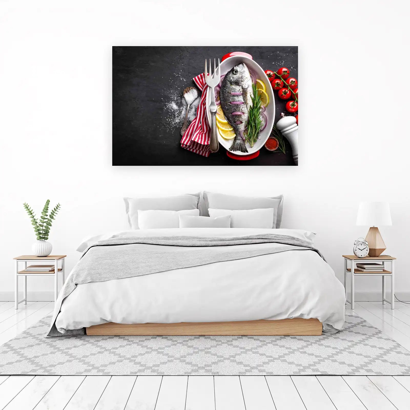 Gourmet Seafood Preparation Wall Art