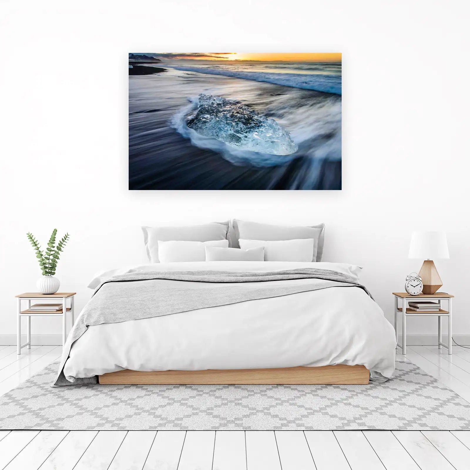 Diamond Beach Iceland Iceberg Wall Art