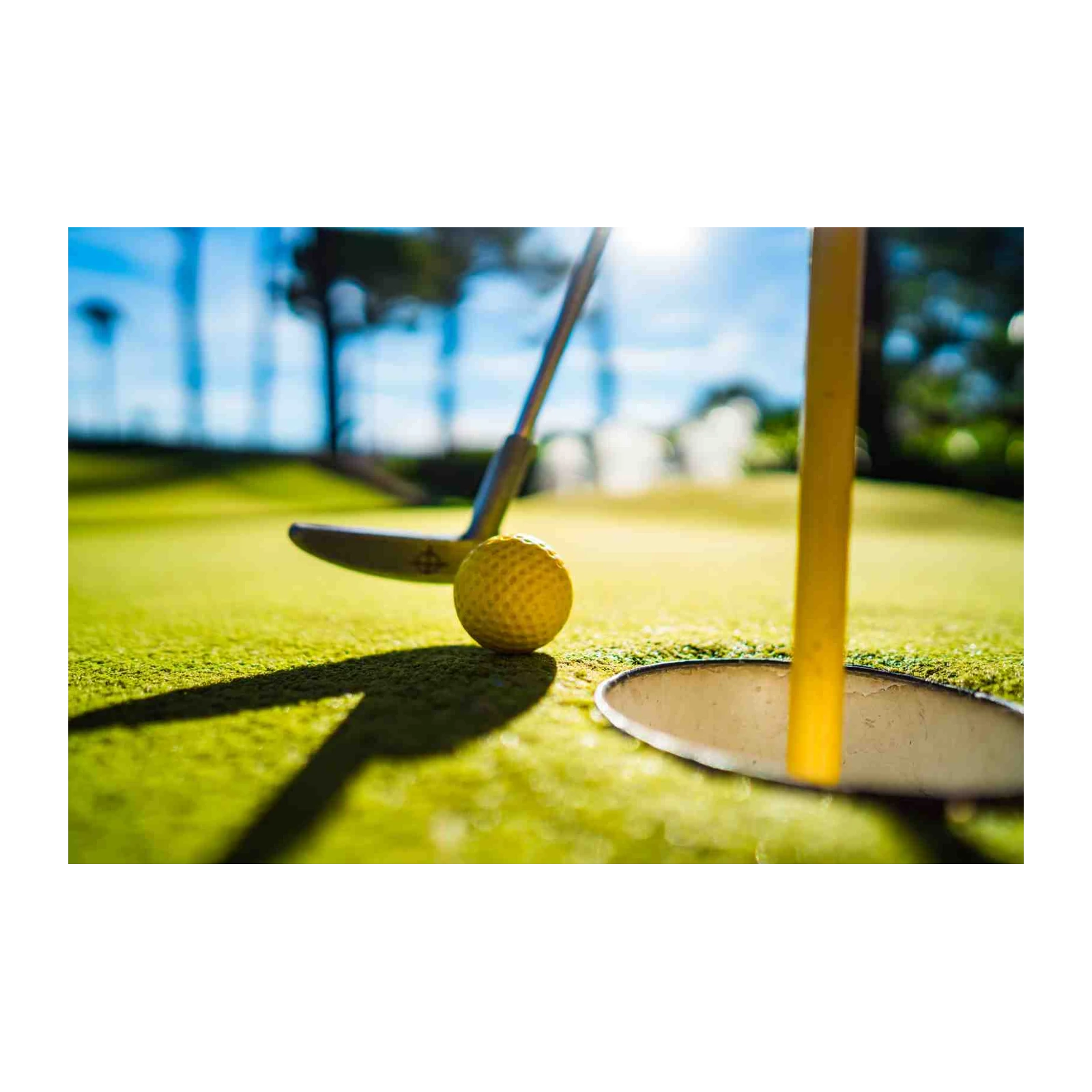 Golf Putt Ready Wall Art | Sports & Hobby Decor
