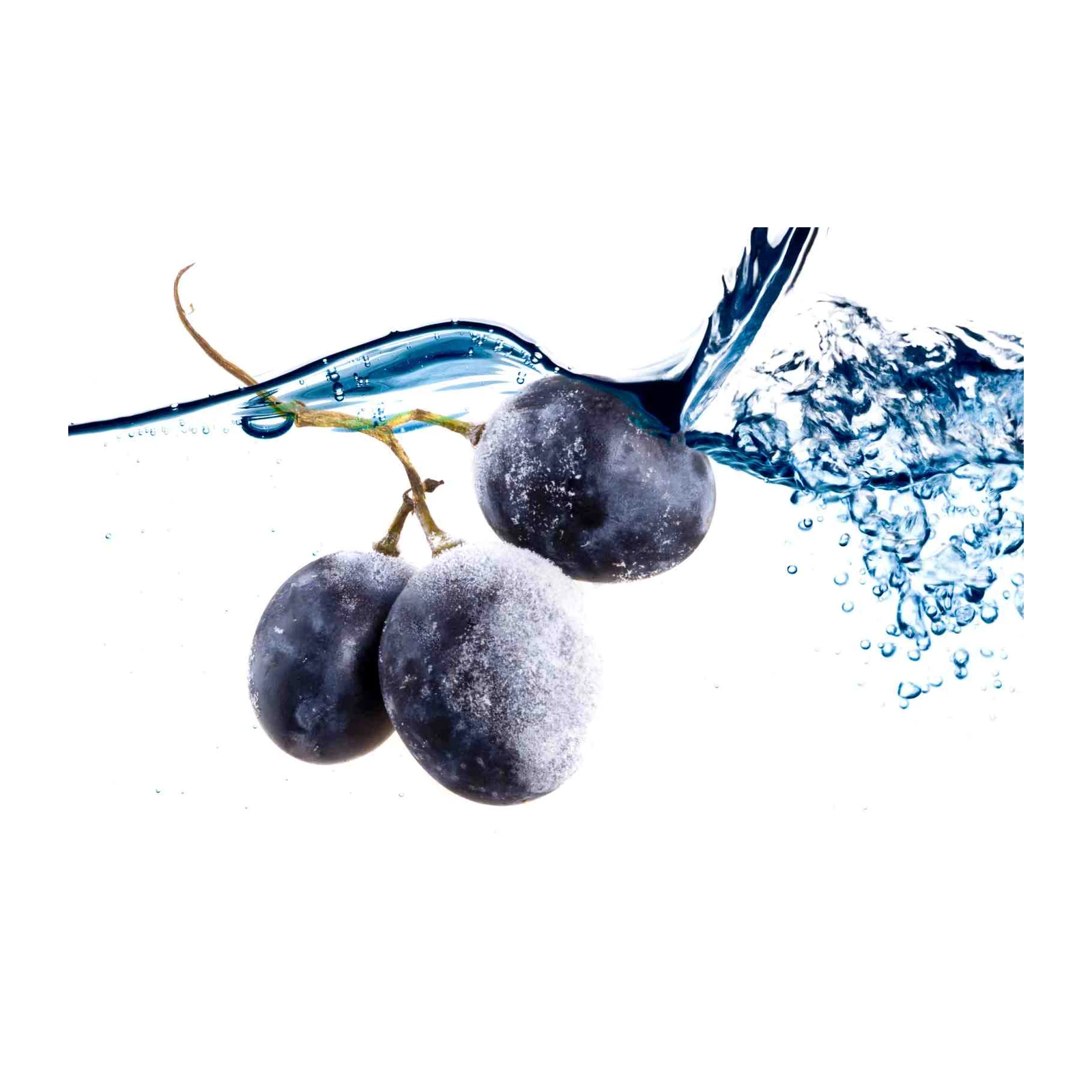 Juicy Grapes Water Splash Wall Art