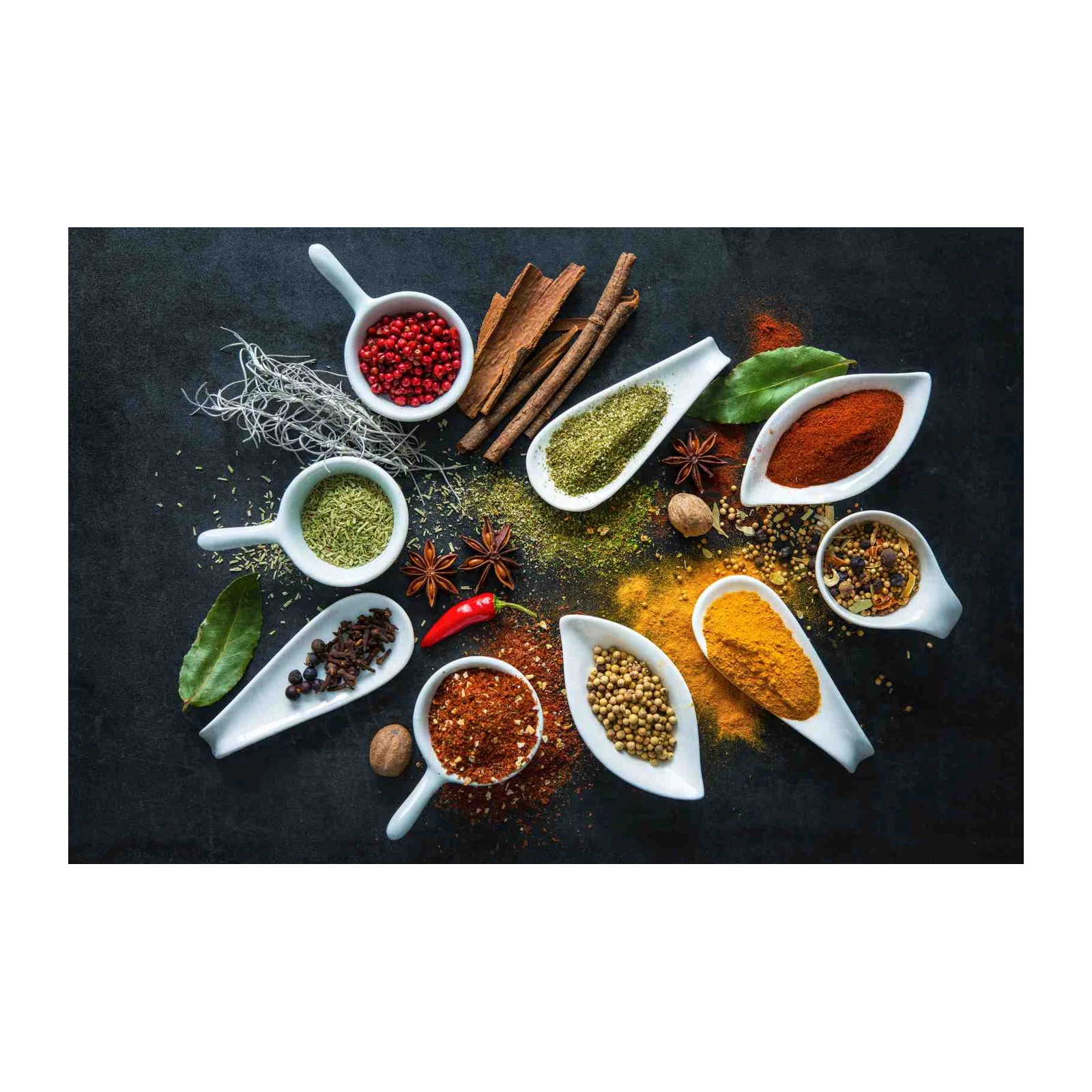 Vibrant Spice Collection Wall Art Wall Art