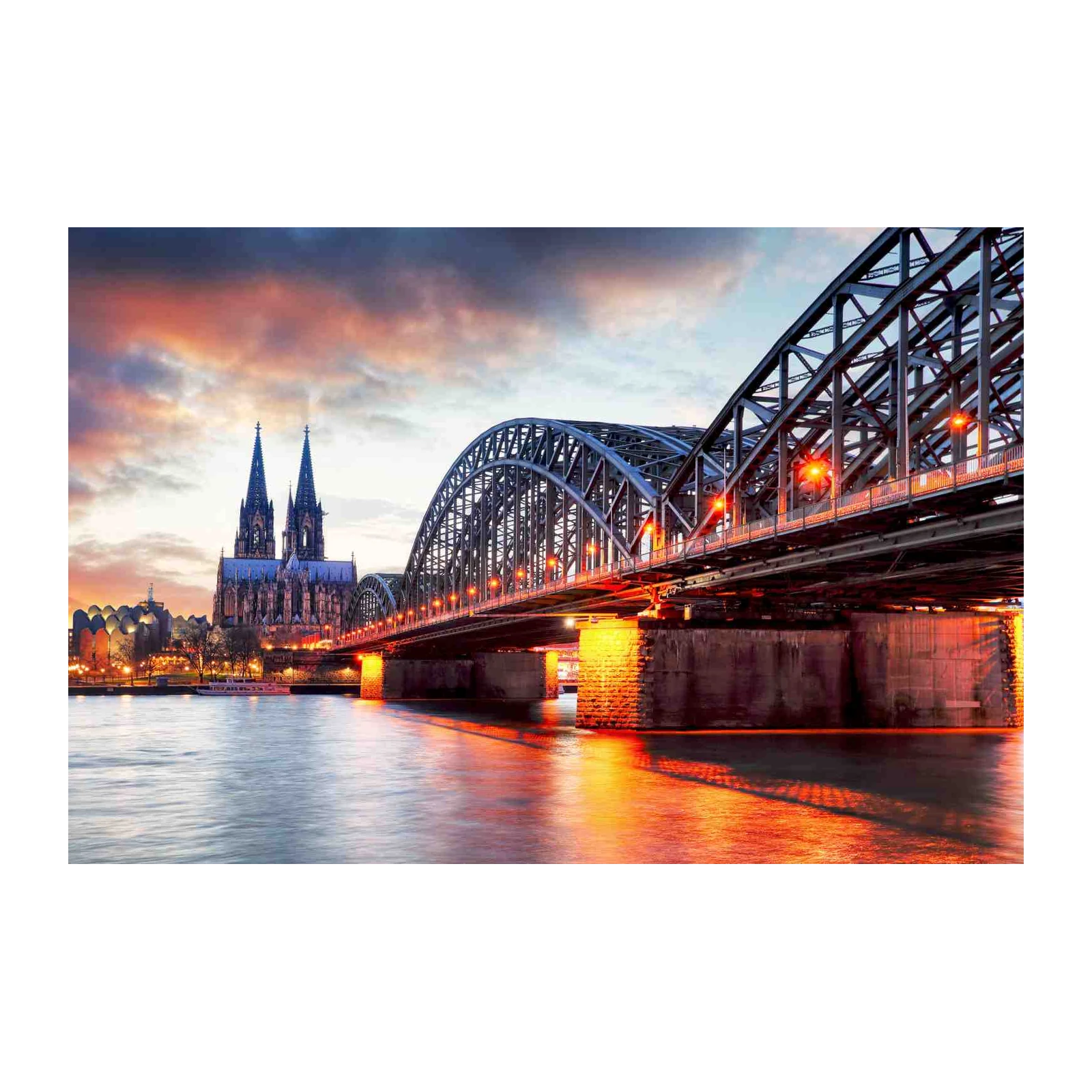 Cologne Cathedral & Hohenzollern Bridge Wall Art