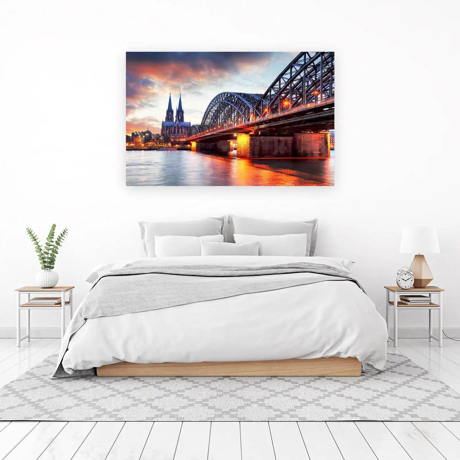 Cologne Cathedral & Hohenzollern Bridge Wall Art