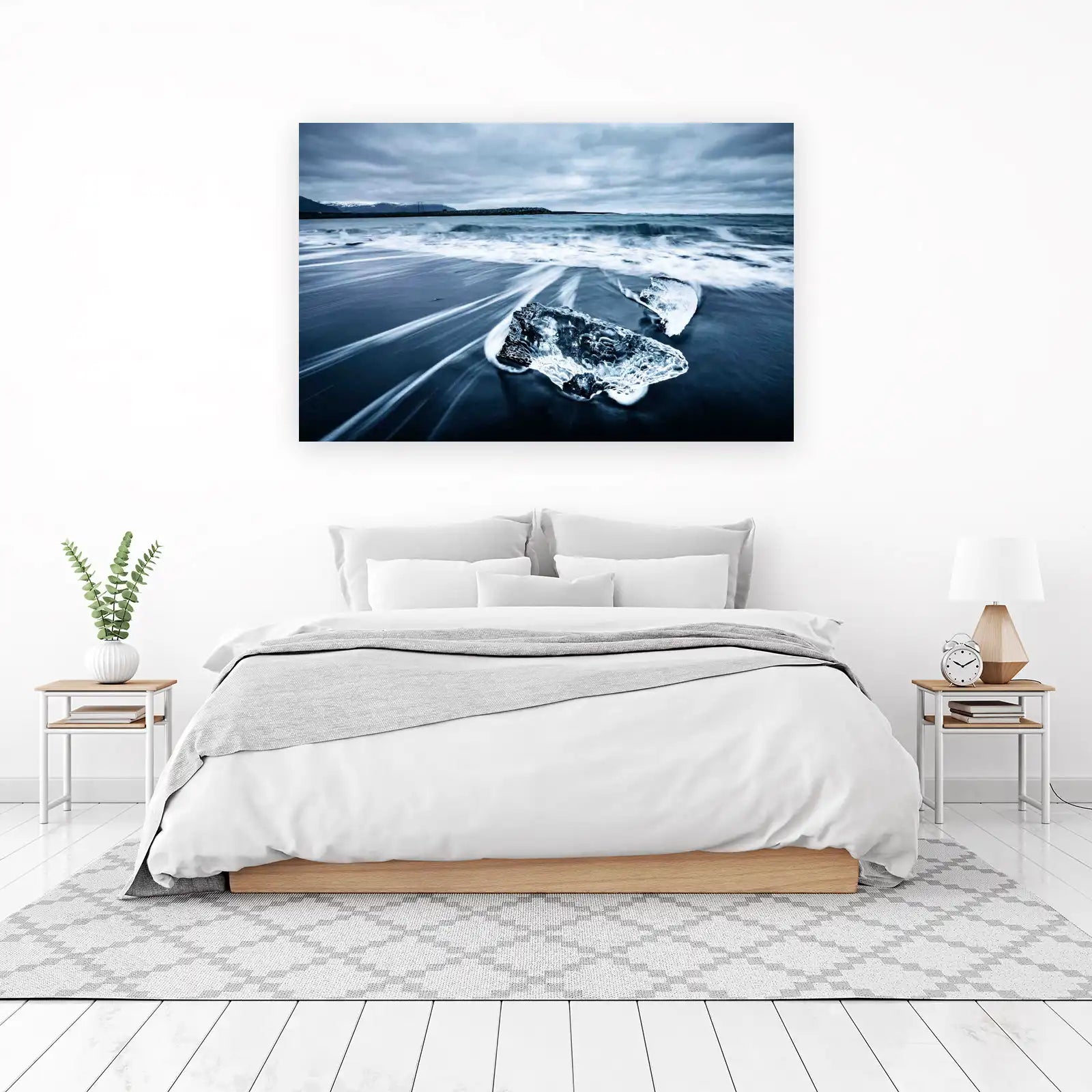 Arctic Ice Beach Landscape Wall Art