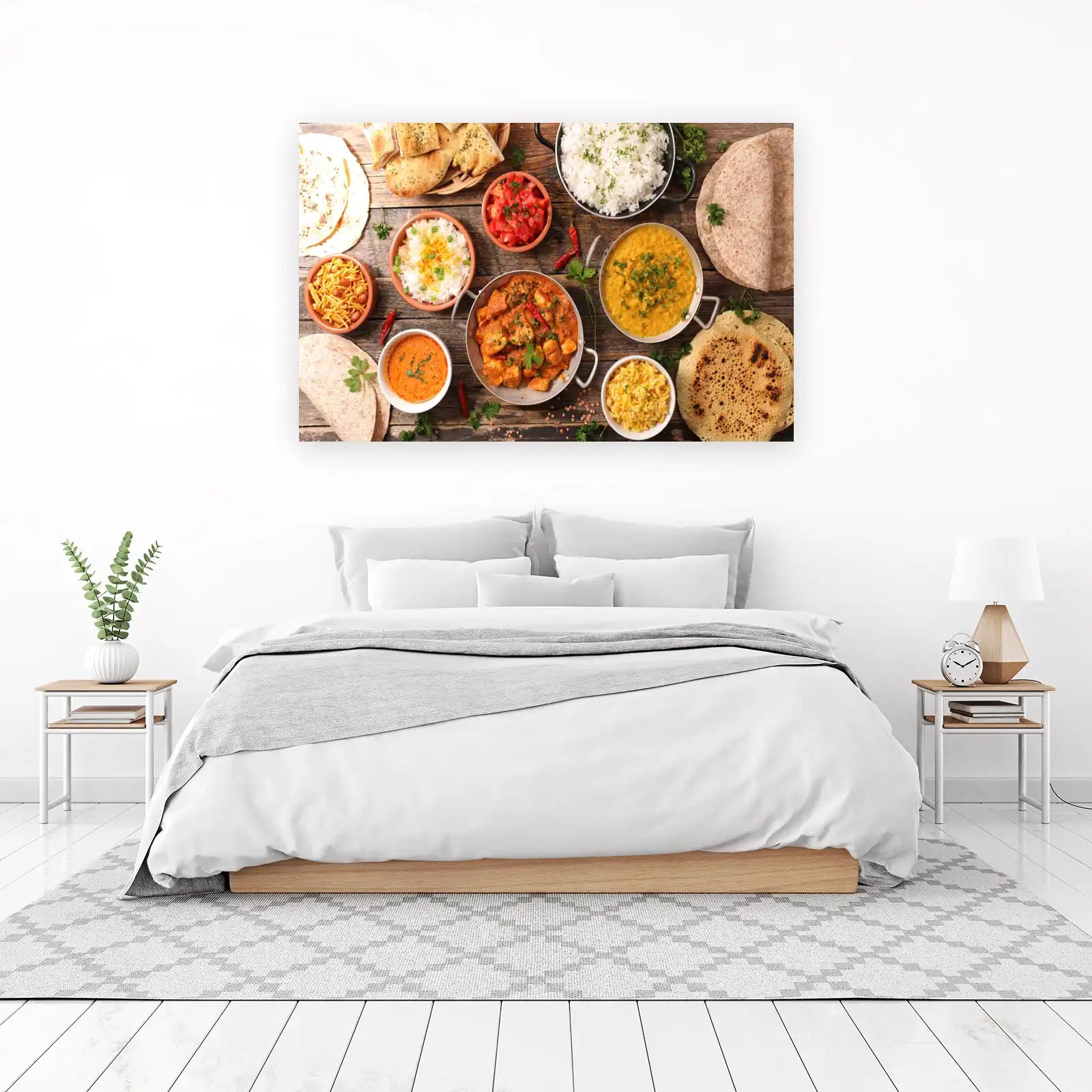 Indian Feast Cuisine Wall Art Wall Art