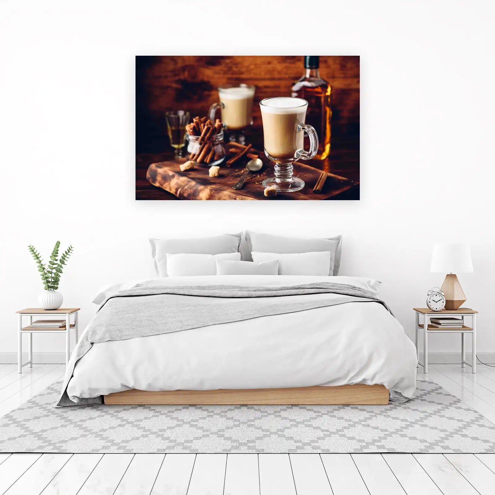 Cozy Coffee & Cinnamon Vibes Wall Art