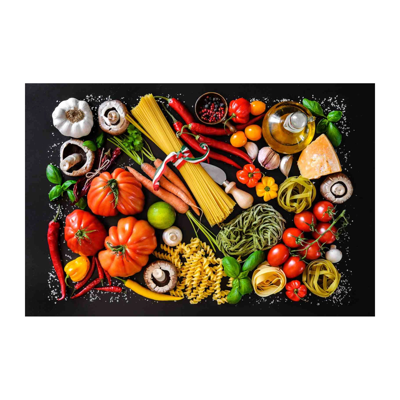 Vibrant Italian Ingredients Wall Art