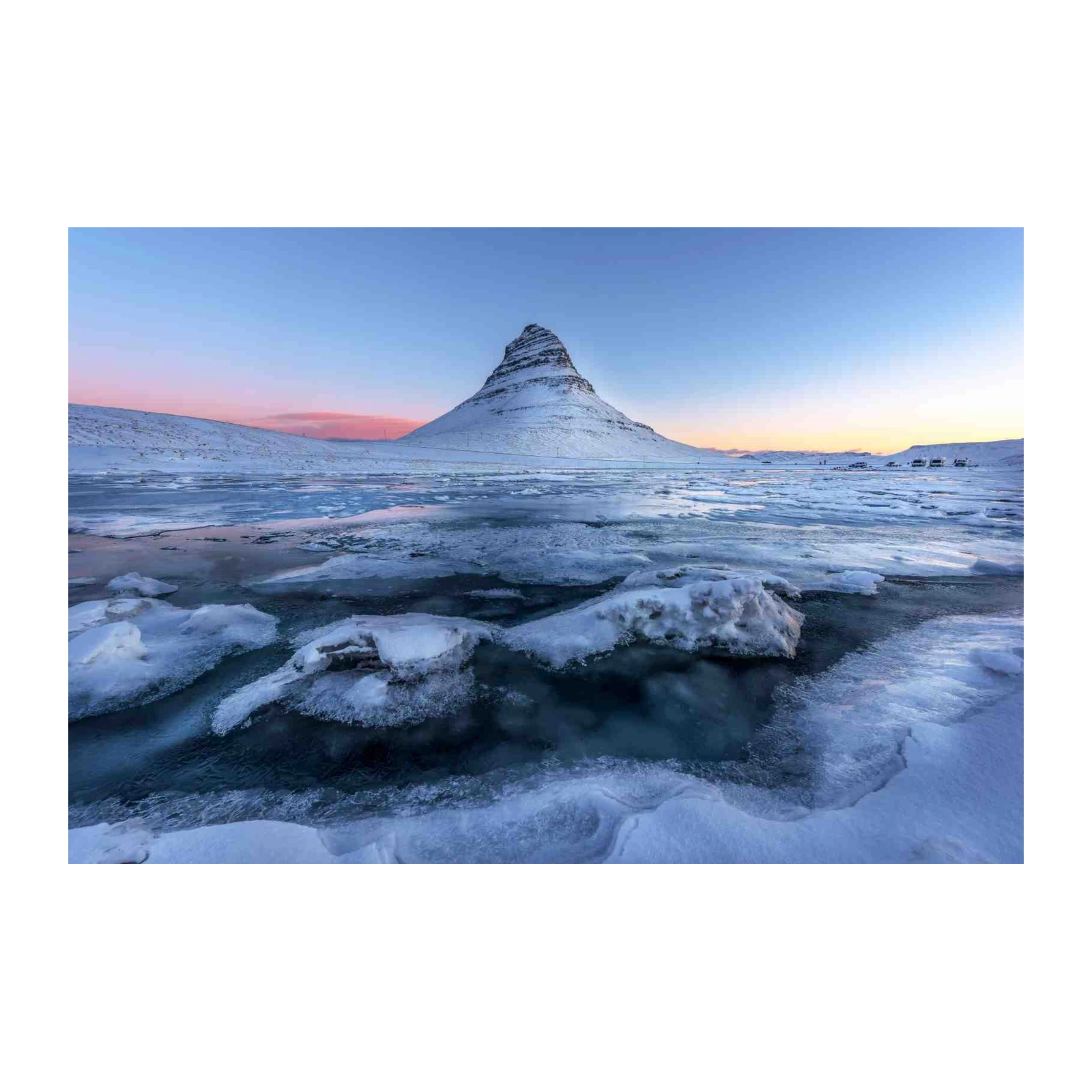 Majestic Kirkjufell Iceland Winter Wall Art