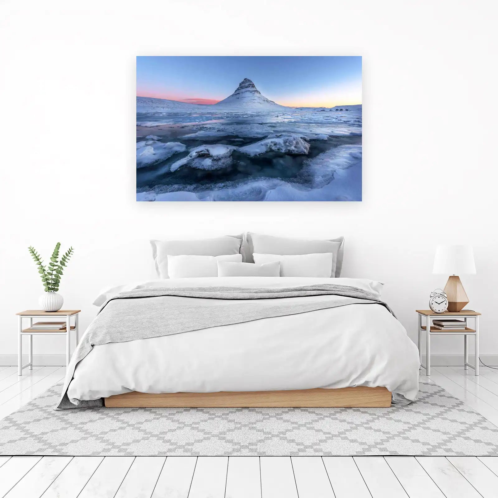 Majestic Kirkjufell Iceland Winter Wall Art