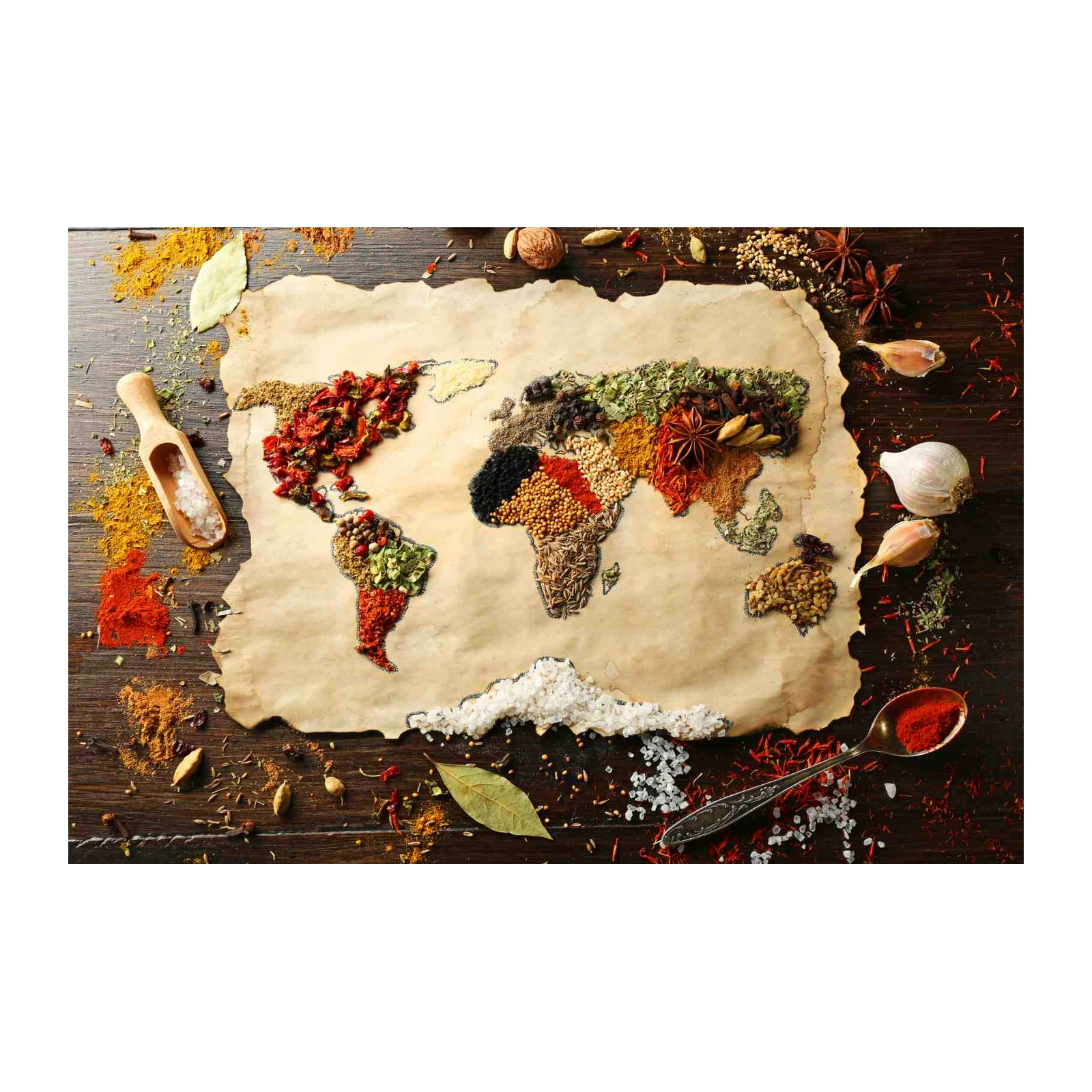 Spice World Map Wall Art Wall Art