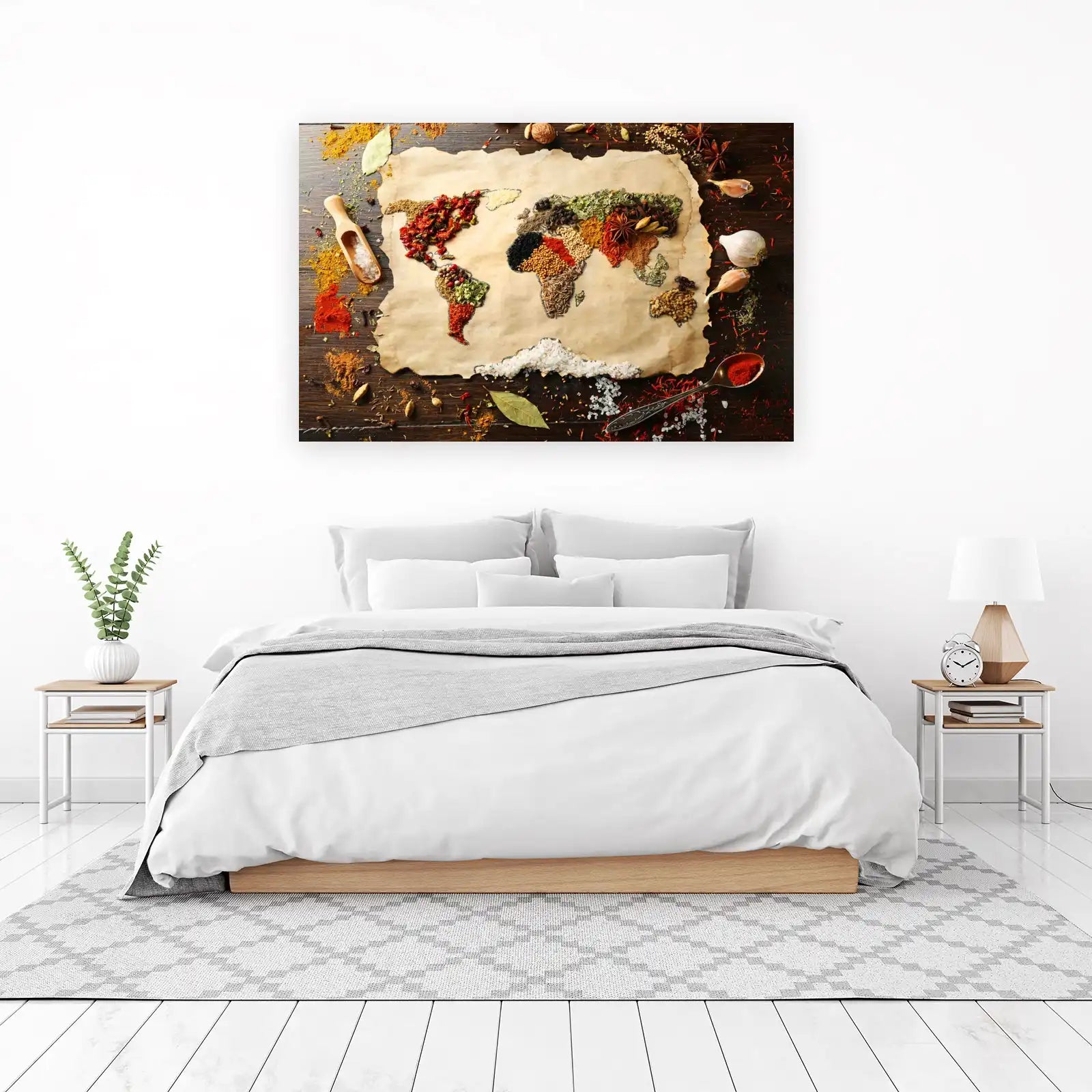 Spice World Map Wall Art Wall Art