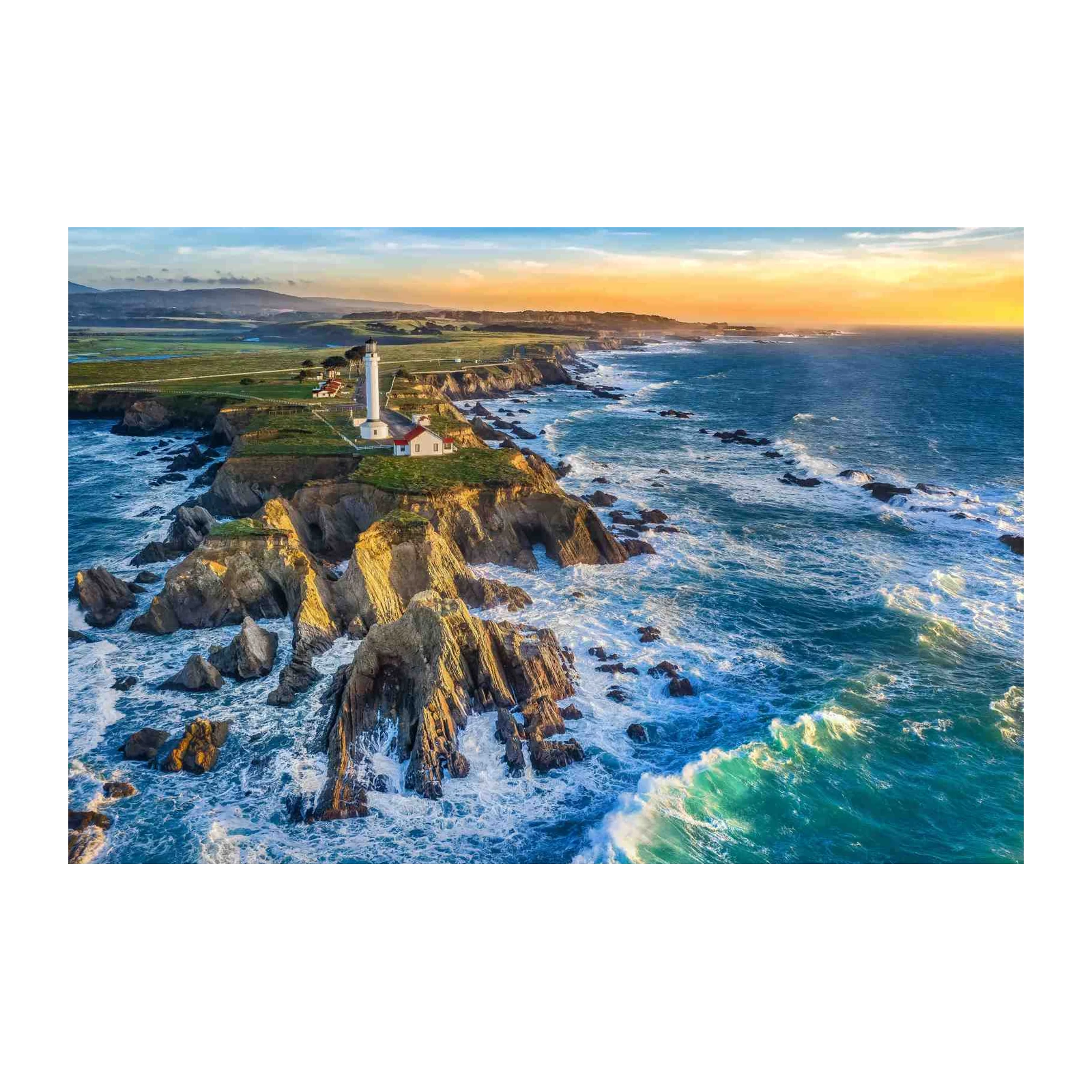Coastal Lighthouse Serenity Wall Art