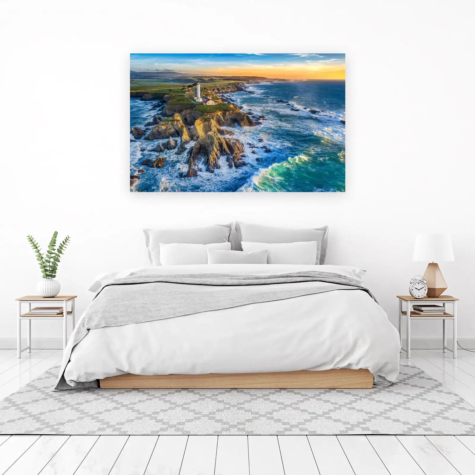 Coastal Lighthouse Serenity Wall Art
