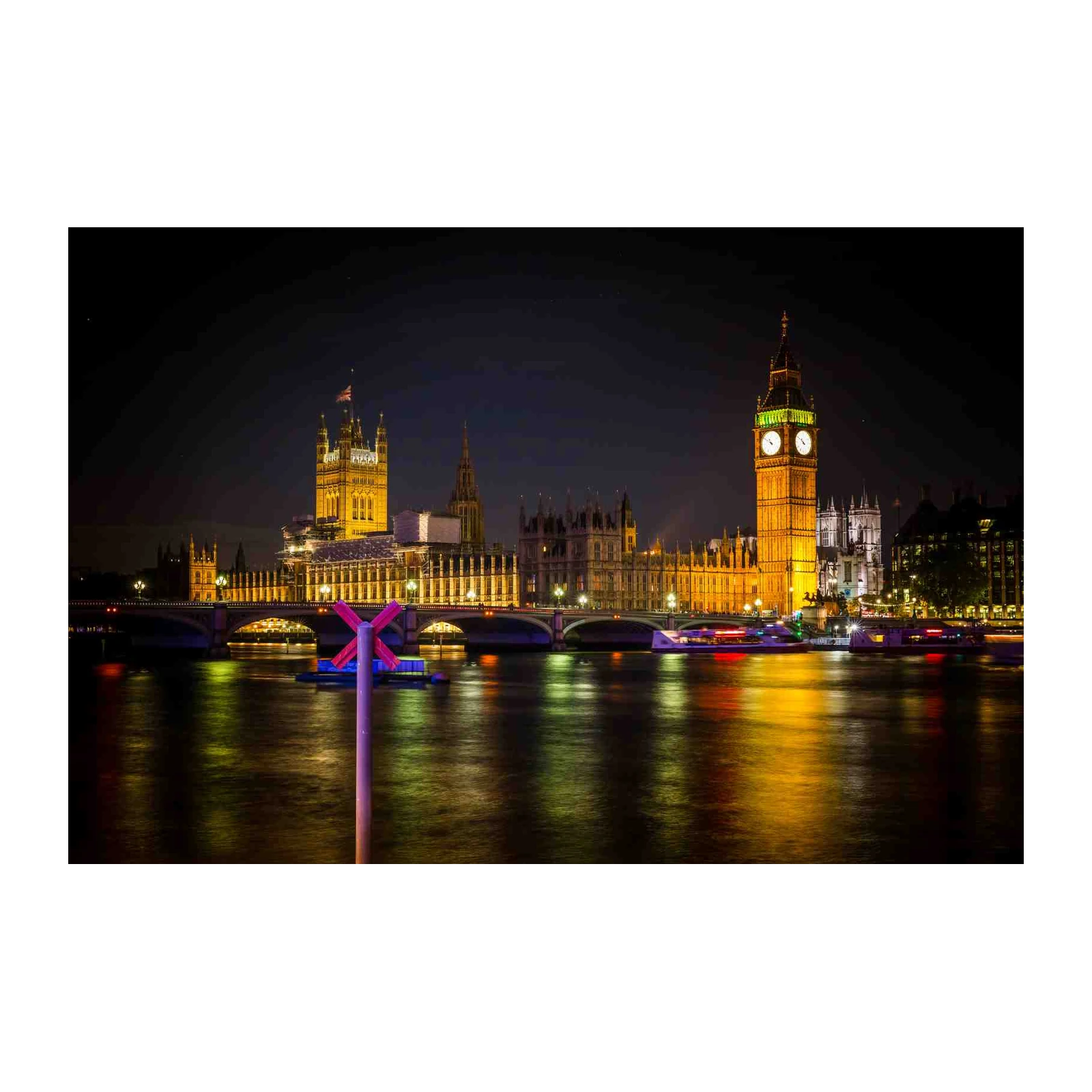 Iconic London Skyline Big Ben Wall Art