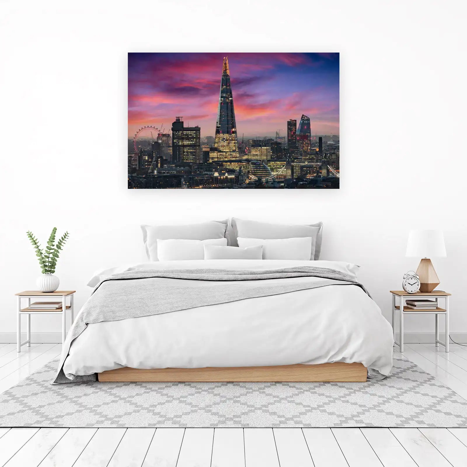 London Skyline at Dusk Wall Art