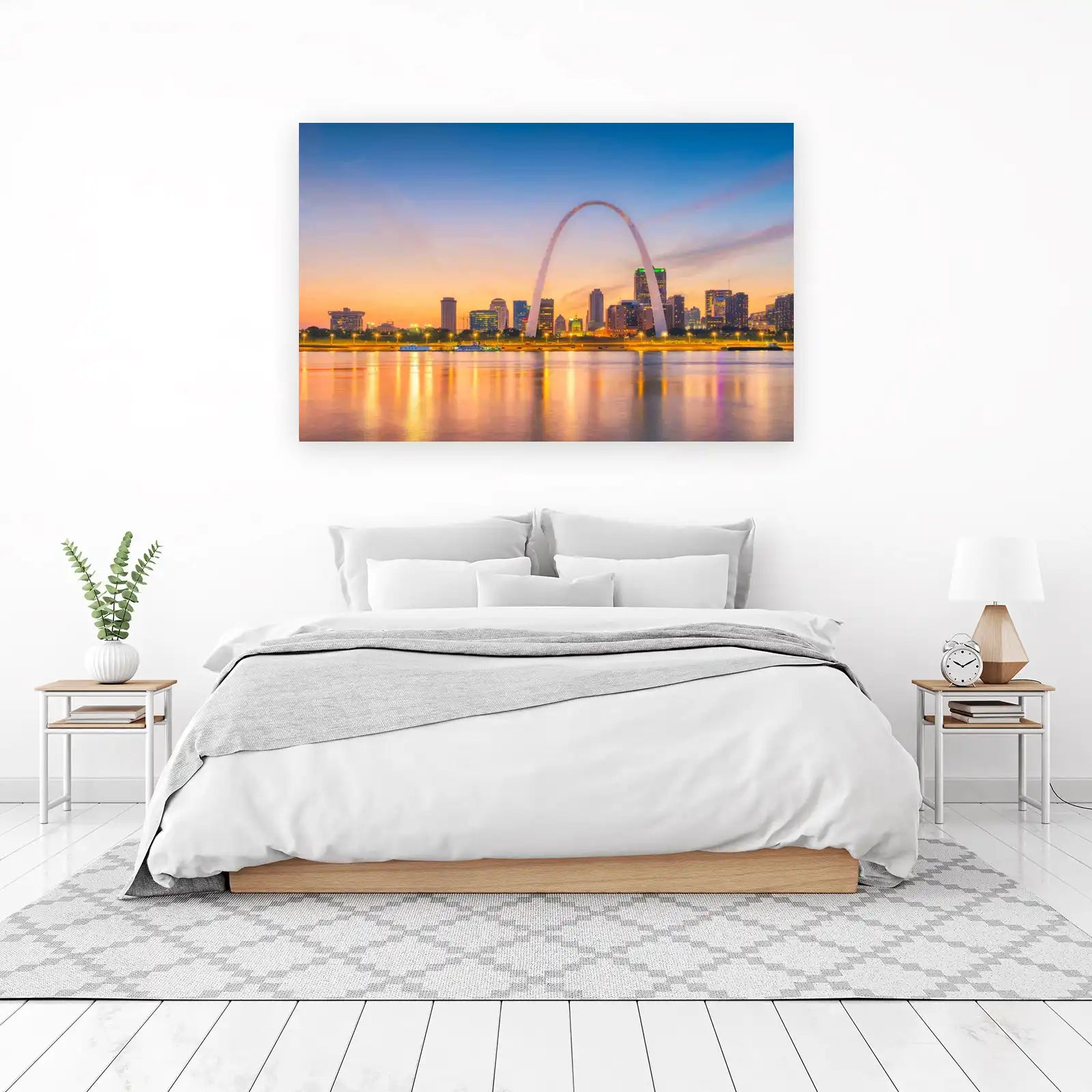 St. Louis Gateway Arch Sunset Wall Art