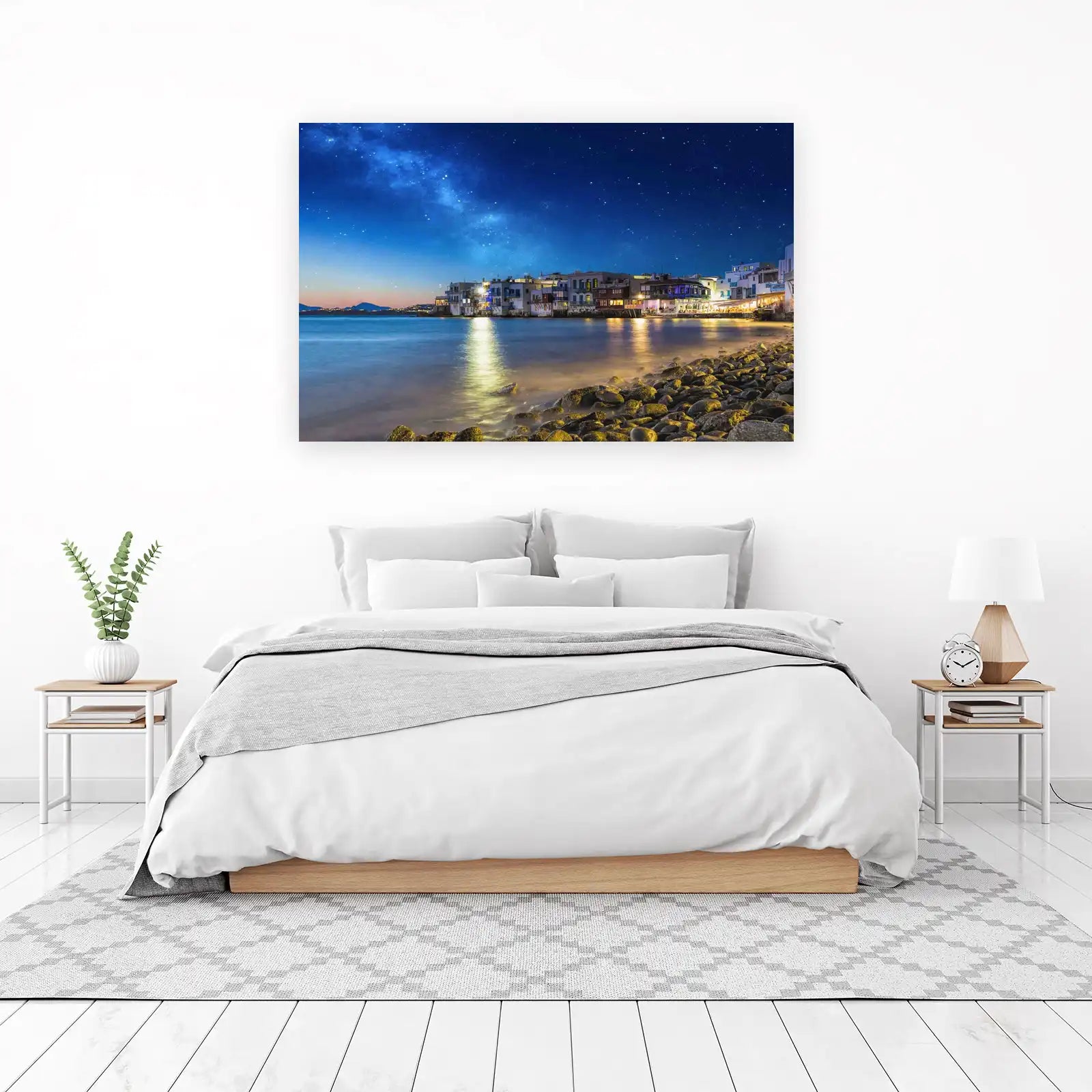 Mykonos Waterfront Dream Wall Art