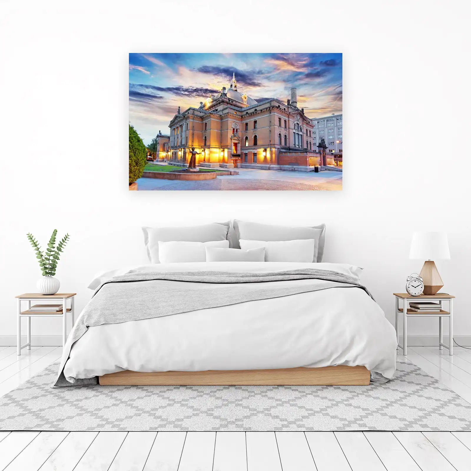 Oslo Opera House Sunset Wall Art