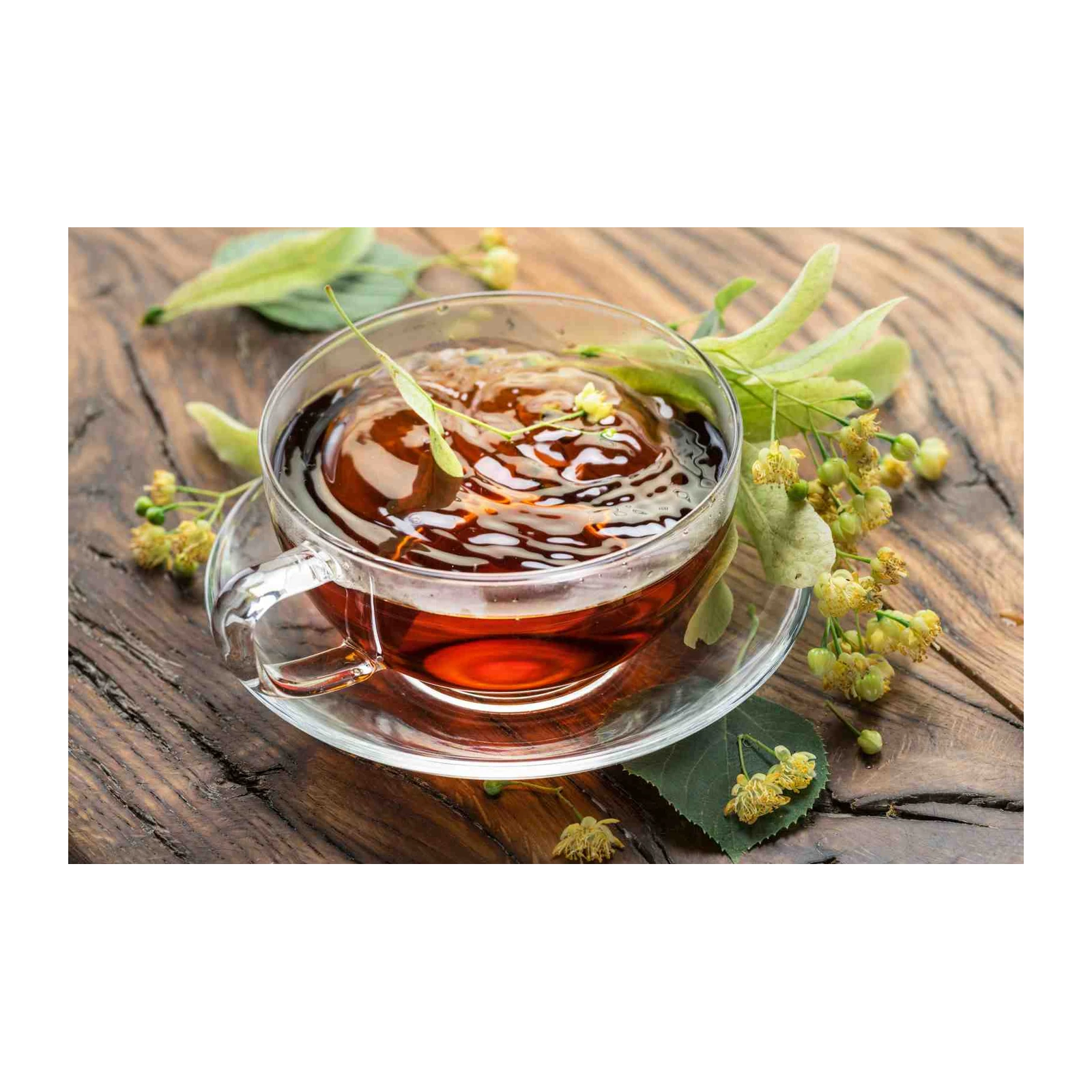 Soothing Linden Tea & Blossoms Wall Art