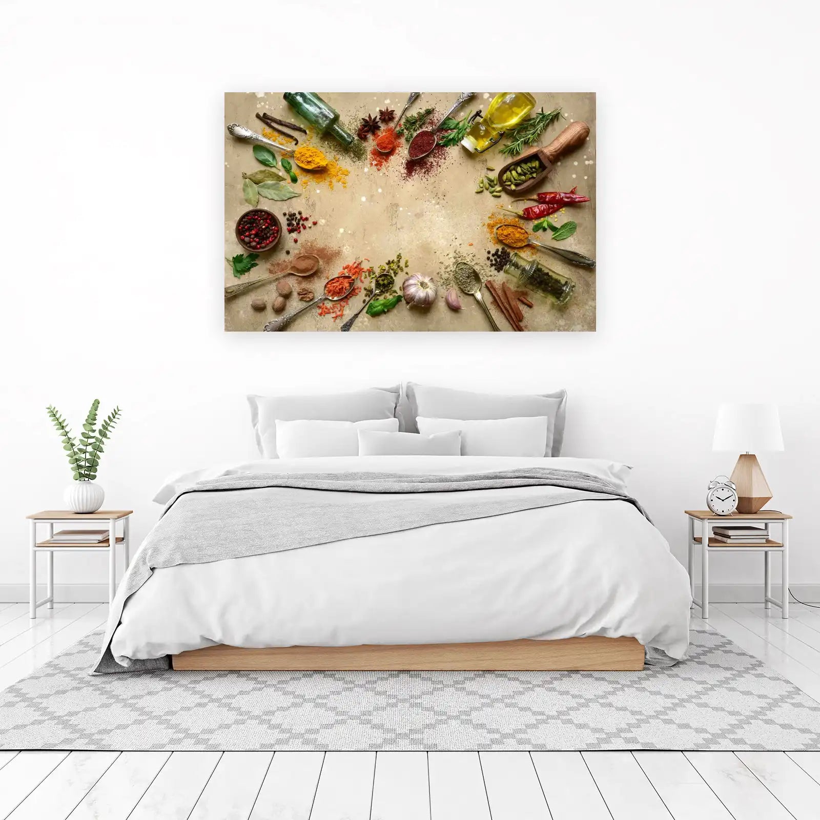 Vibrant Spices Culinary Art Wall Art