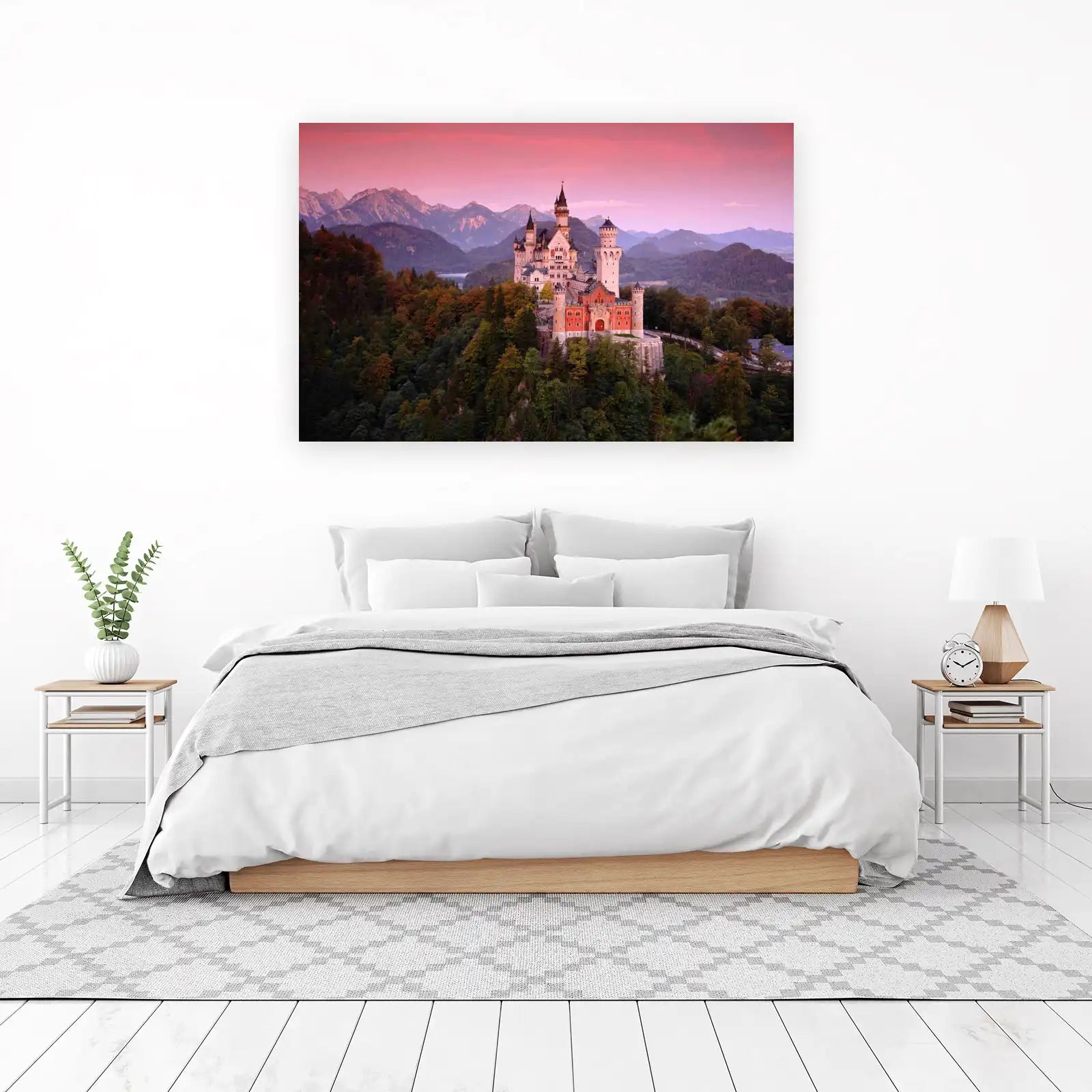 Fairytale Castle Landscape Wall Art