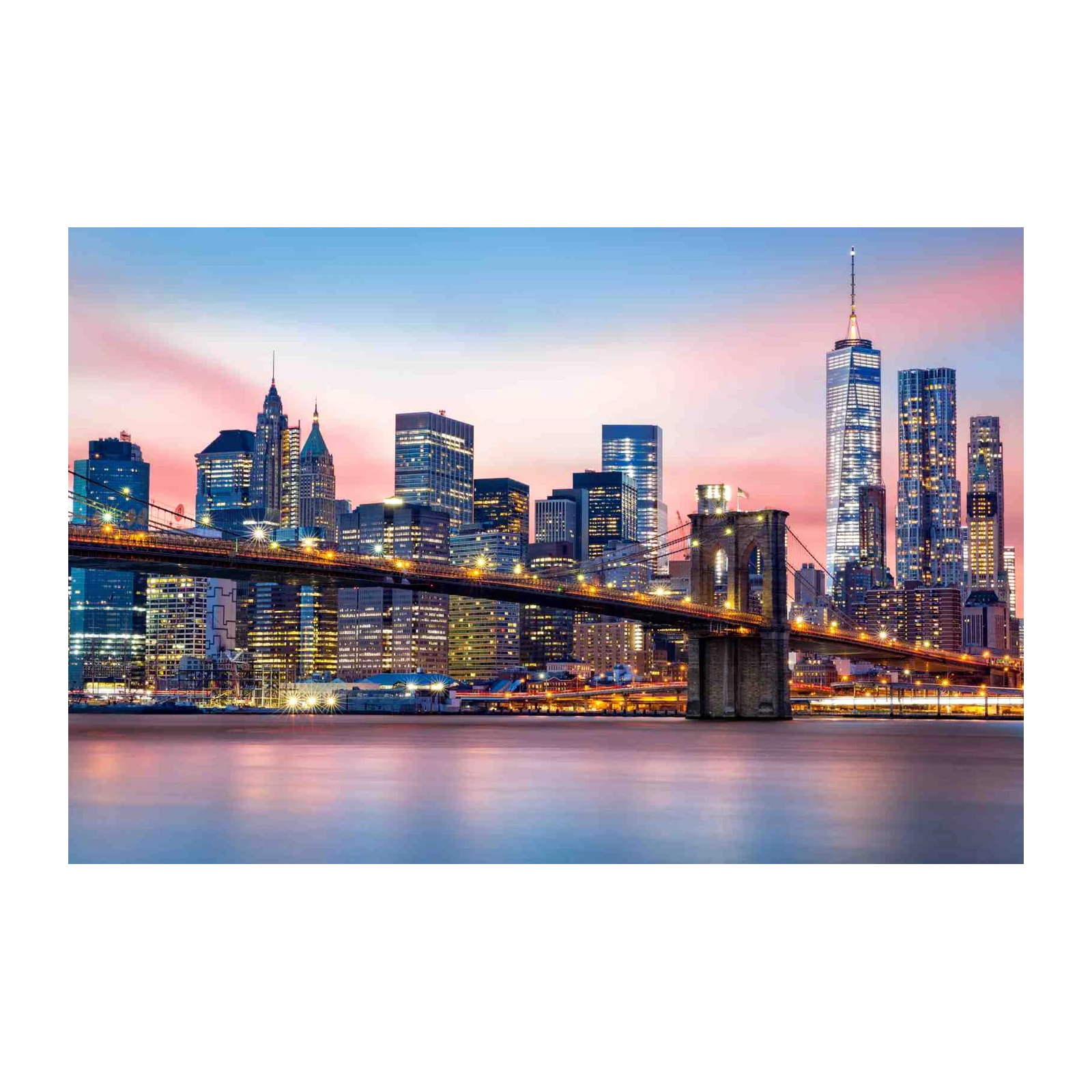 New York Cityscape Brooklyn Bridge Wall Art