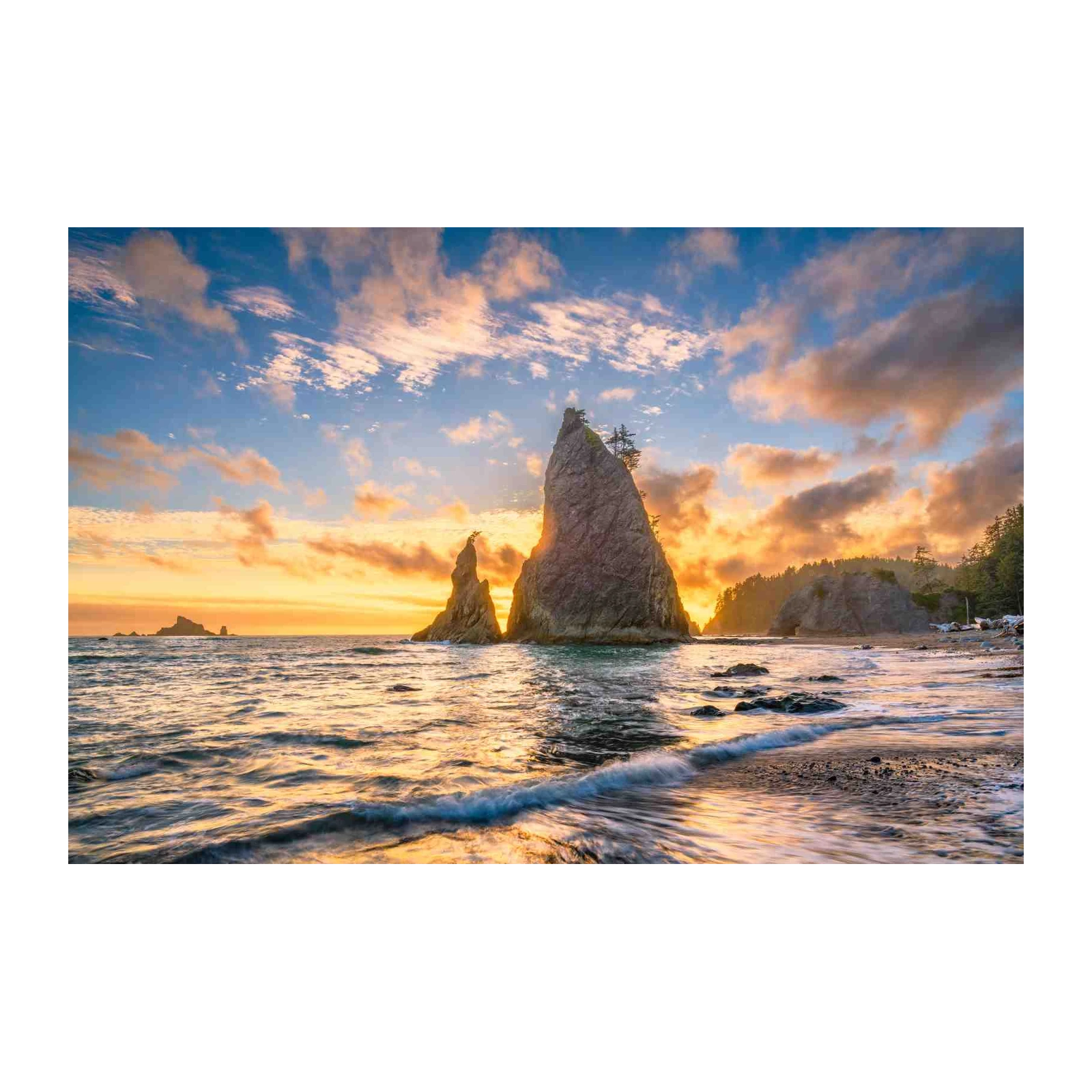 Dramatic Coastal Sunset Seascapes Wall Art