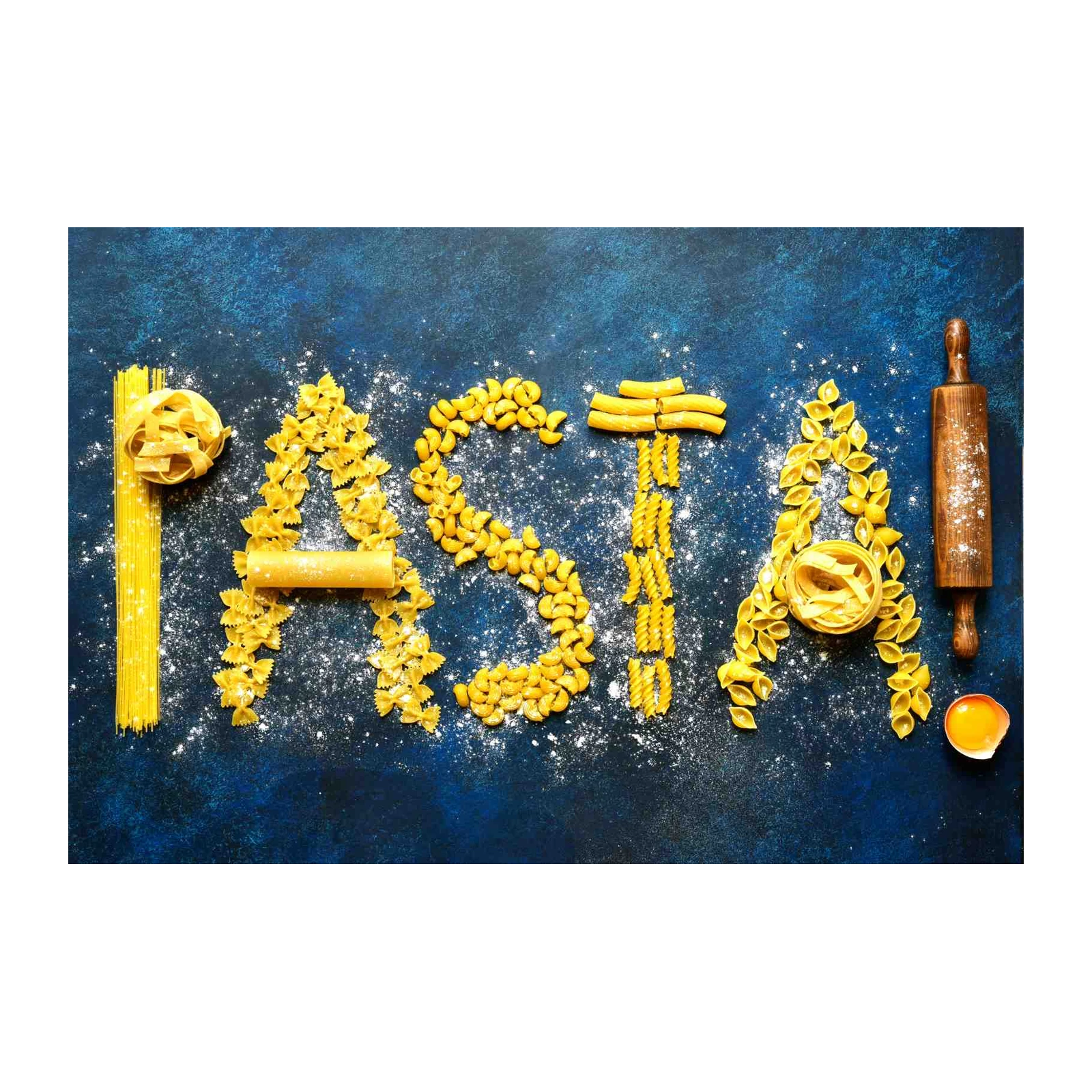 Delicious Pasta Typography Wall Art