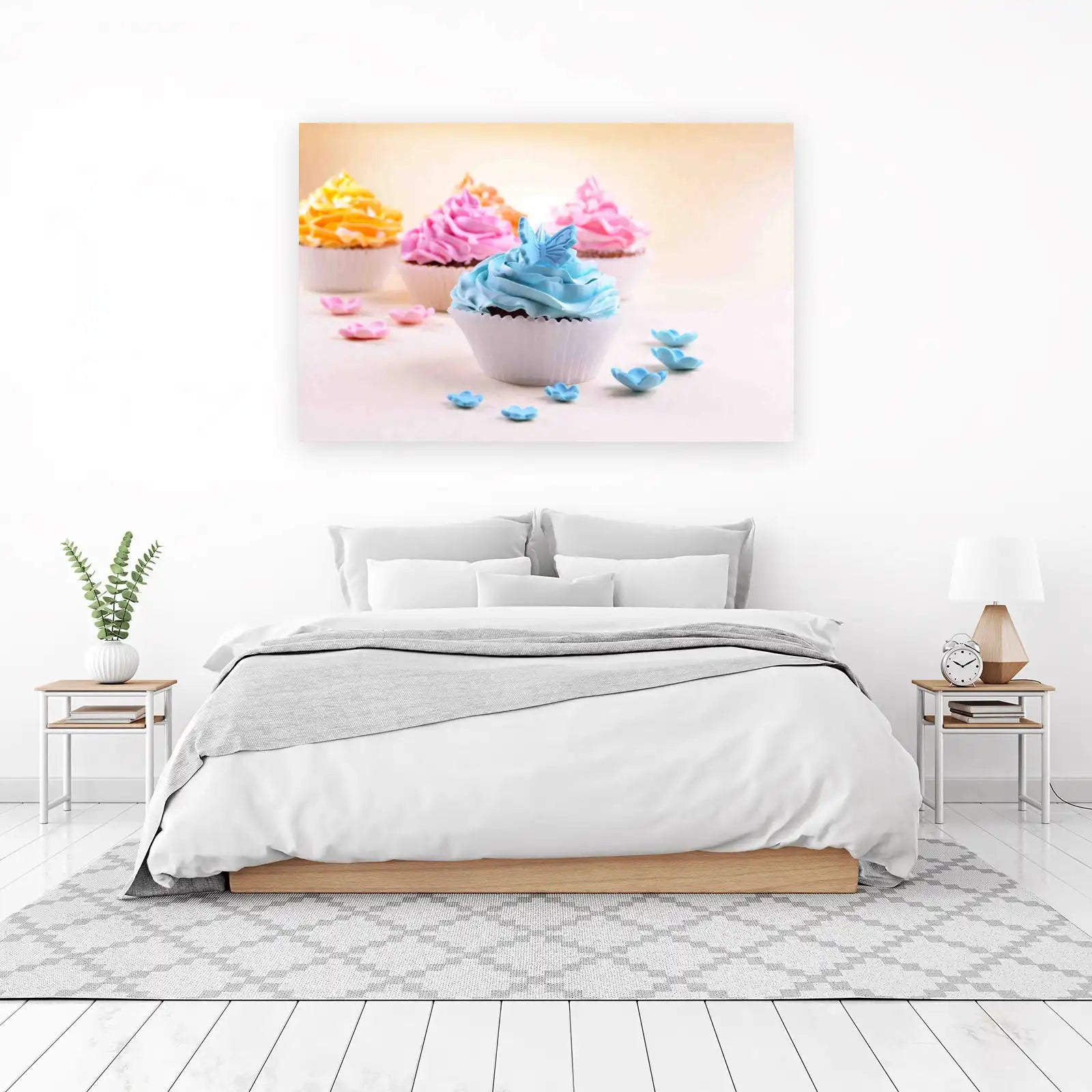 Sweet Delights Cupcakes Wall Art