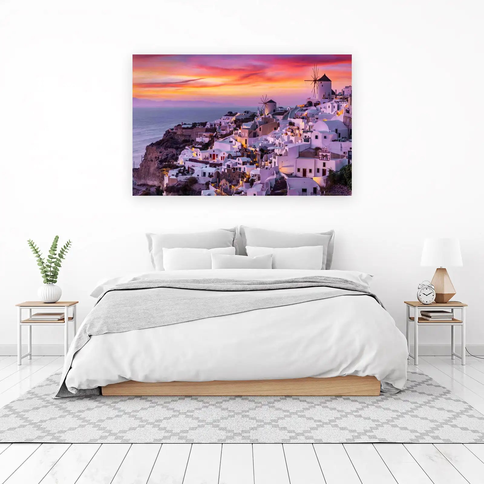 Santorini Sunset Aegean Dream Wall Art