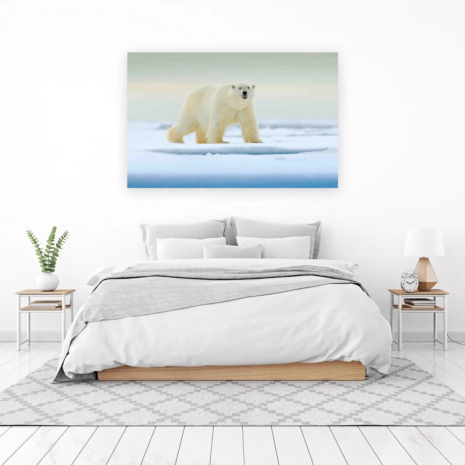 Majestic Polar Bear Arctic Wildlife Wall Art