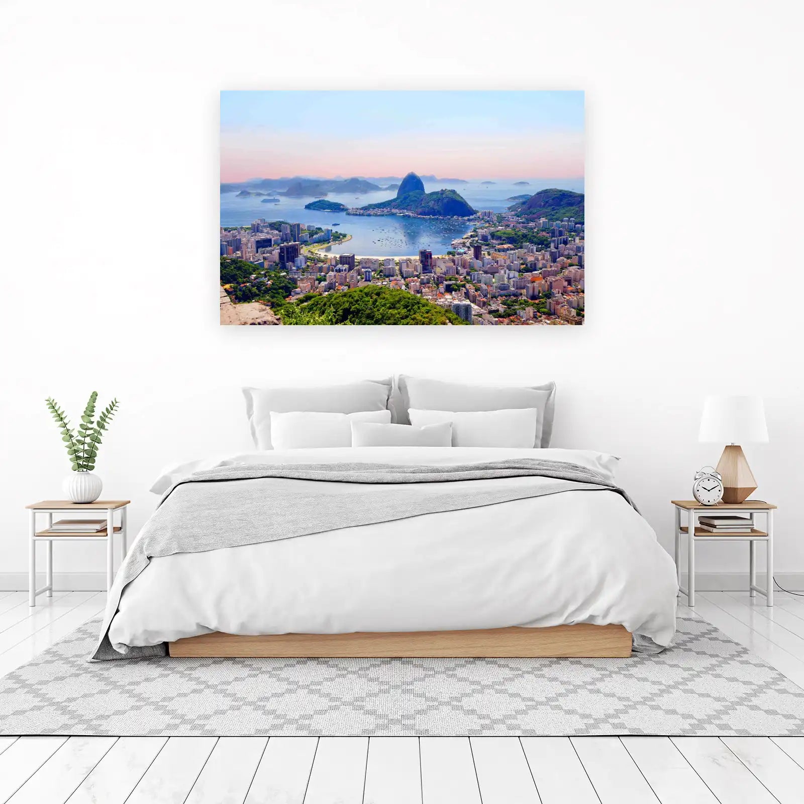 Rio de Janeiro Cityscape Sugarloaf Mountain Wall Art