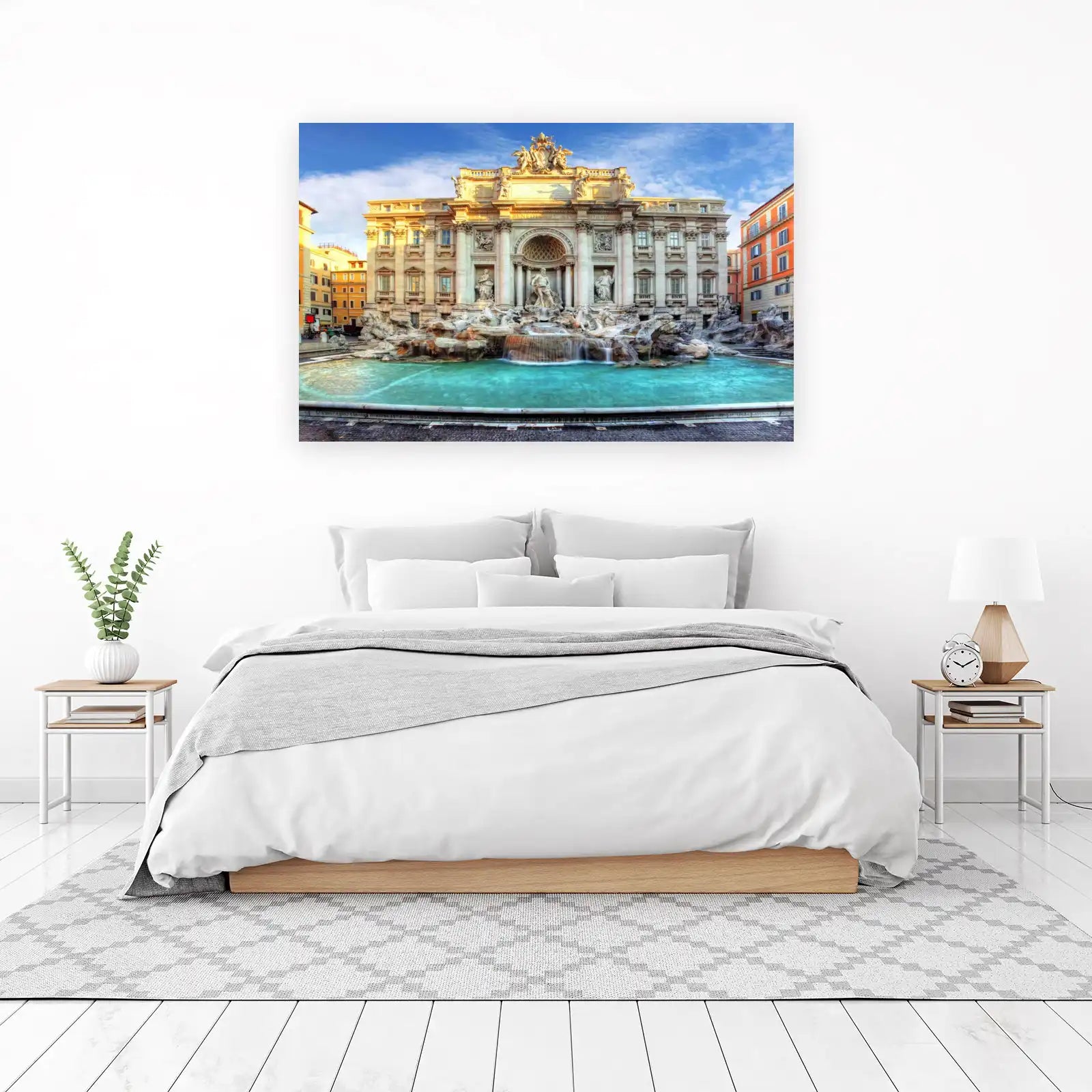 Majestic Trevi Fountain Rome Wall Art