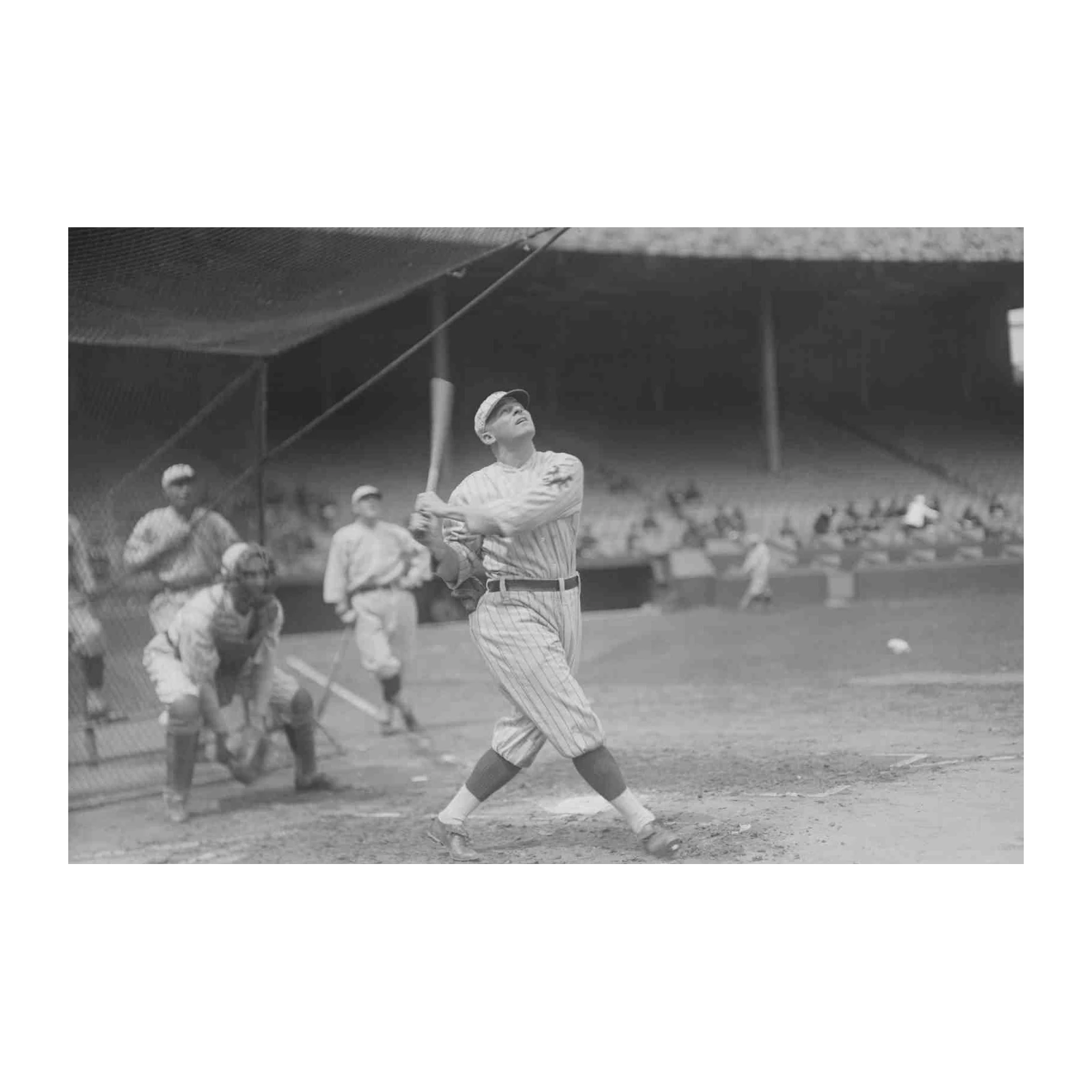 Vintage Baseball Batter Wall Art