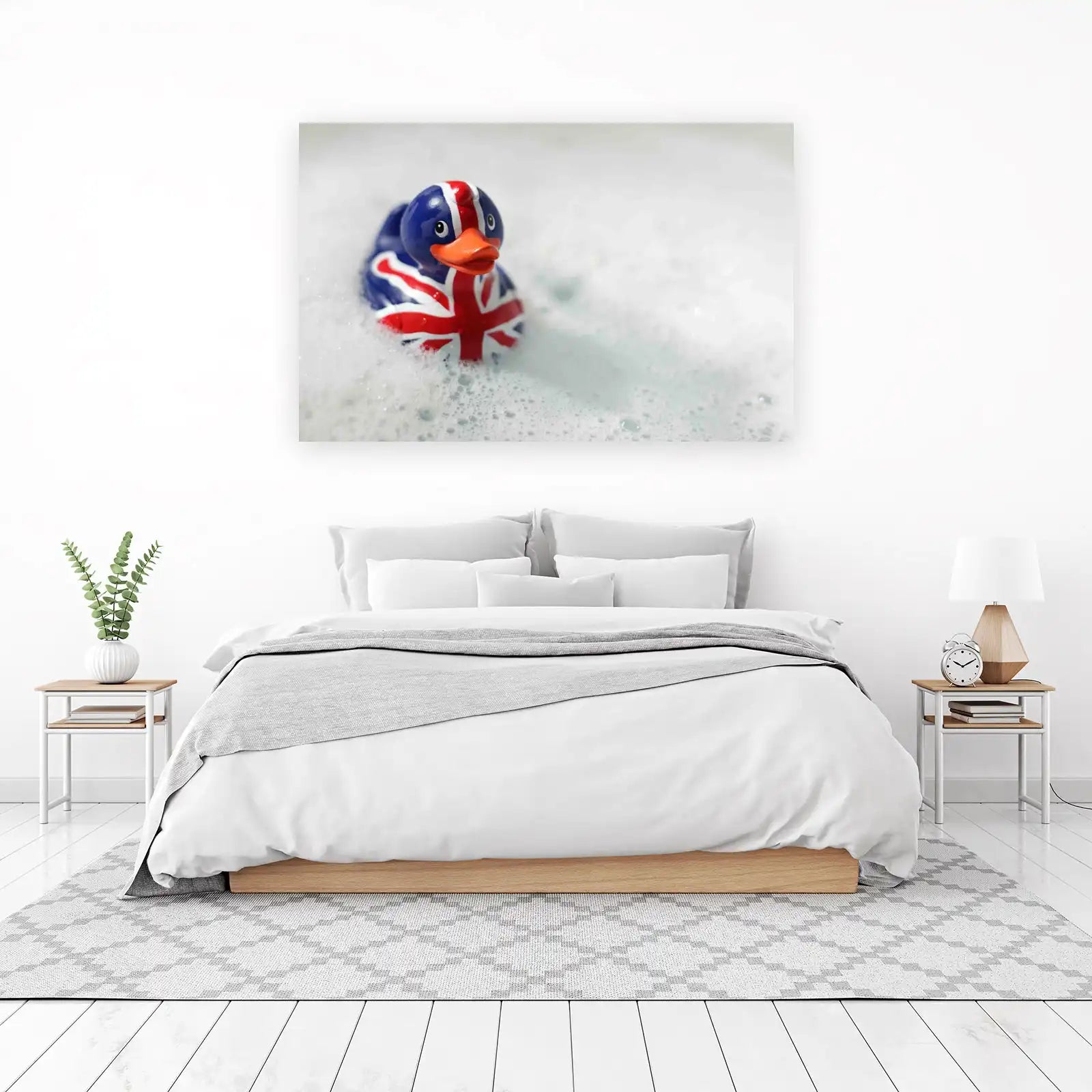 Union Jack Rubber Duck Fun Wall Art