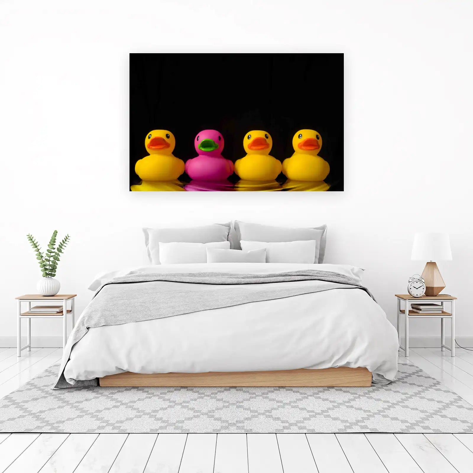 Quirky Rubber Duck Gang Wall Art