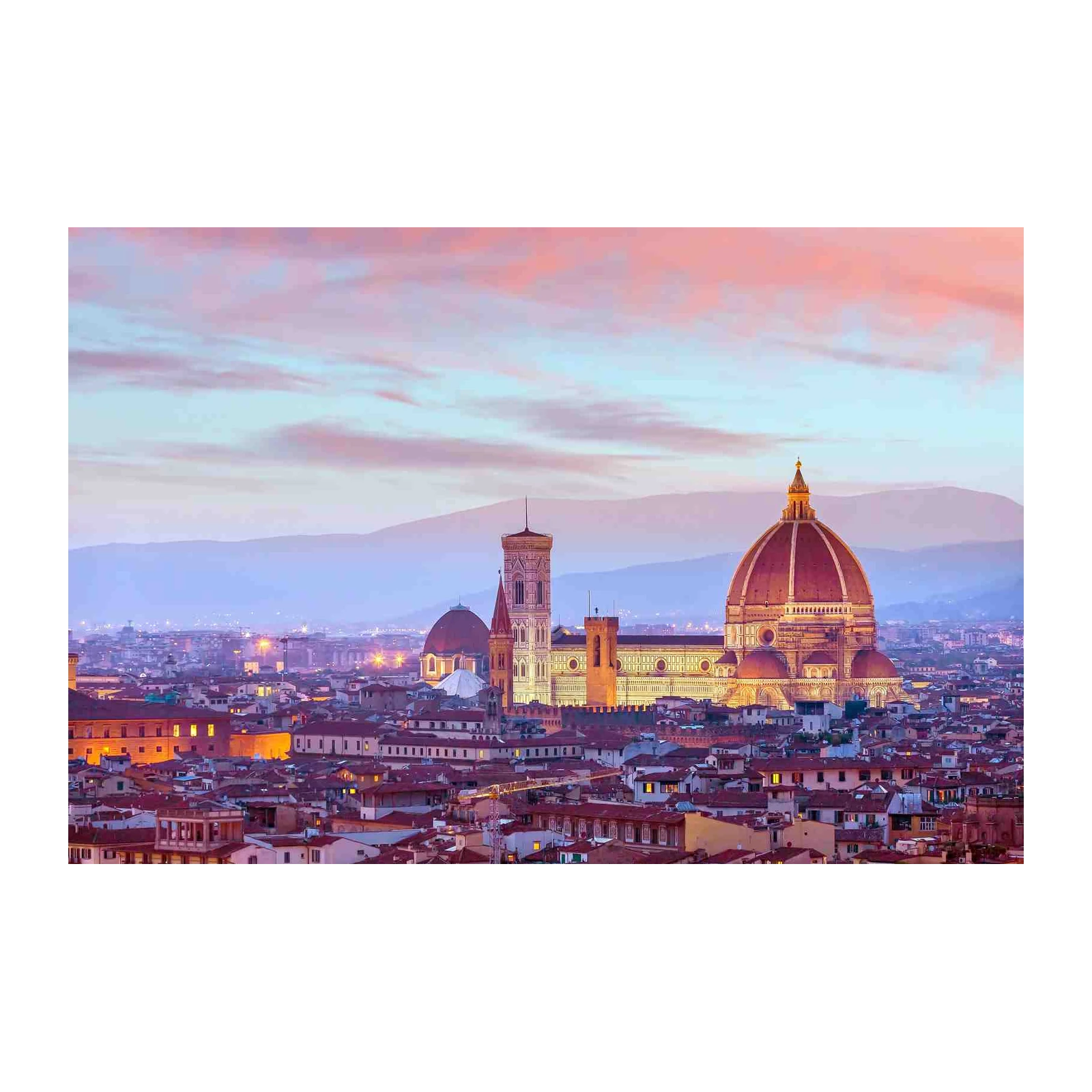 Florence Sunset Duomo Wall Art