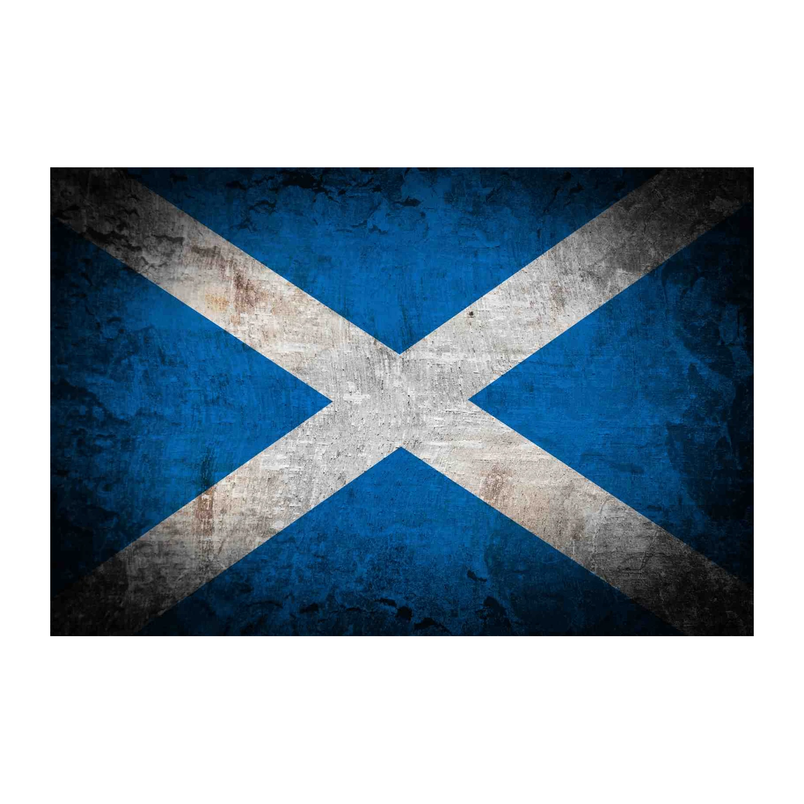 Distressed Scottish Flag Wall Art | Patriotic Decor
