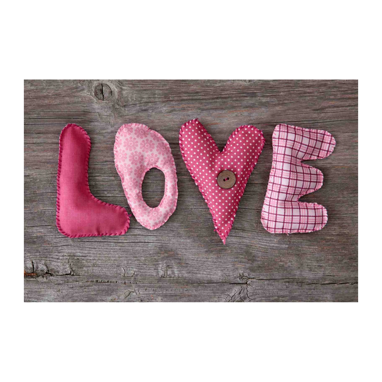 Handmade LOVE Hearts & Letters Wall Art